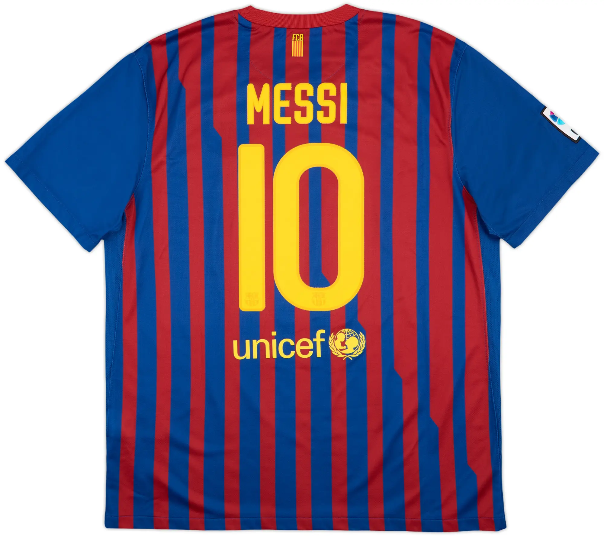 2011-12 Barcelona Home Shirt Messi #10 - 6/10 - (XL)