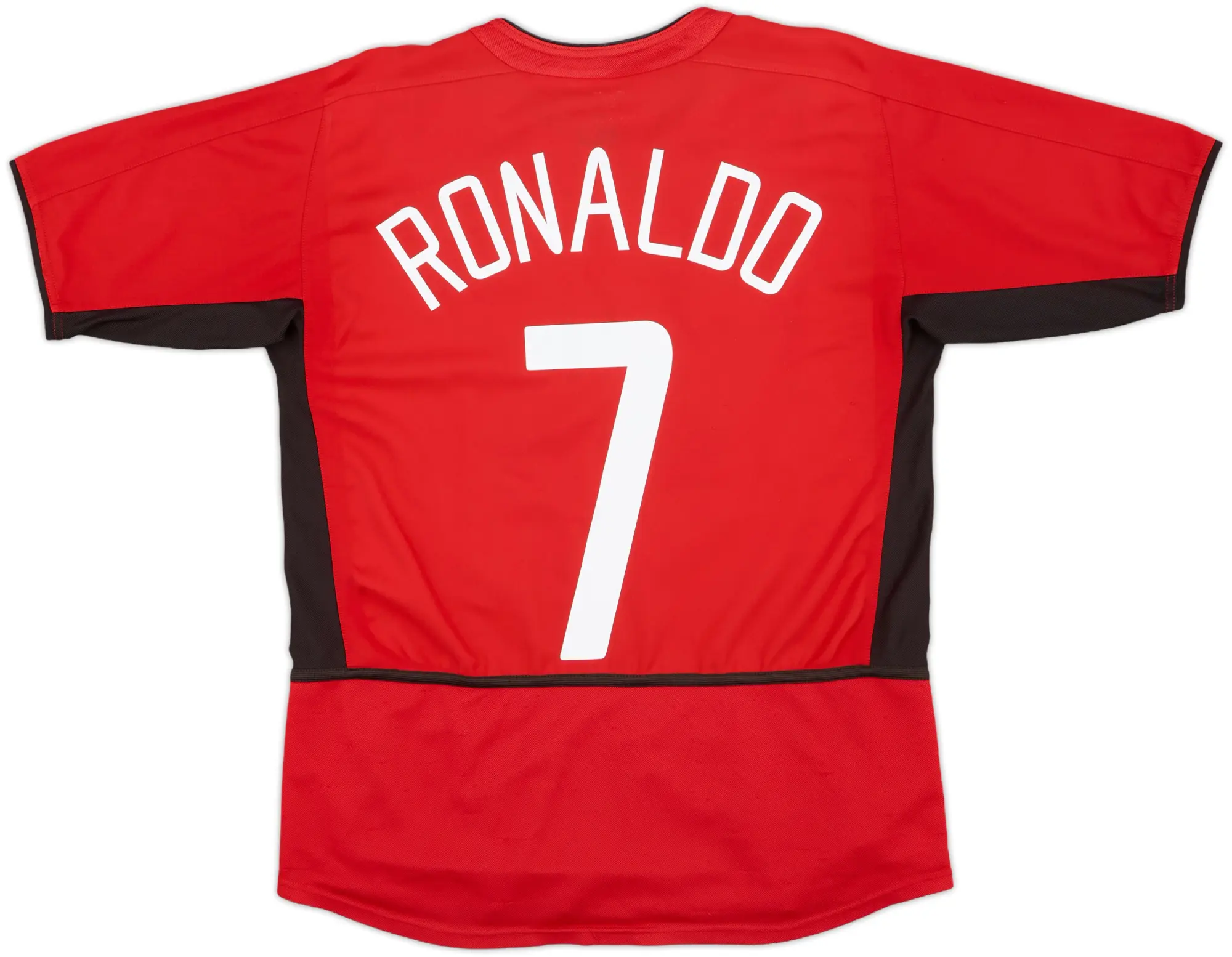 2002-04 Manchester United Home Shirt Ronaldo #7 - 6/10 - (XL.Boys)