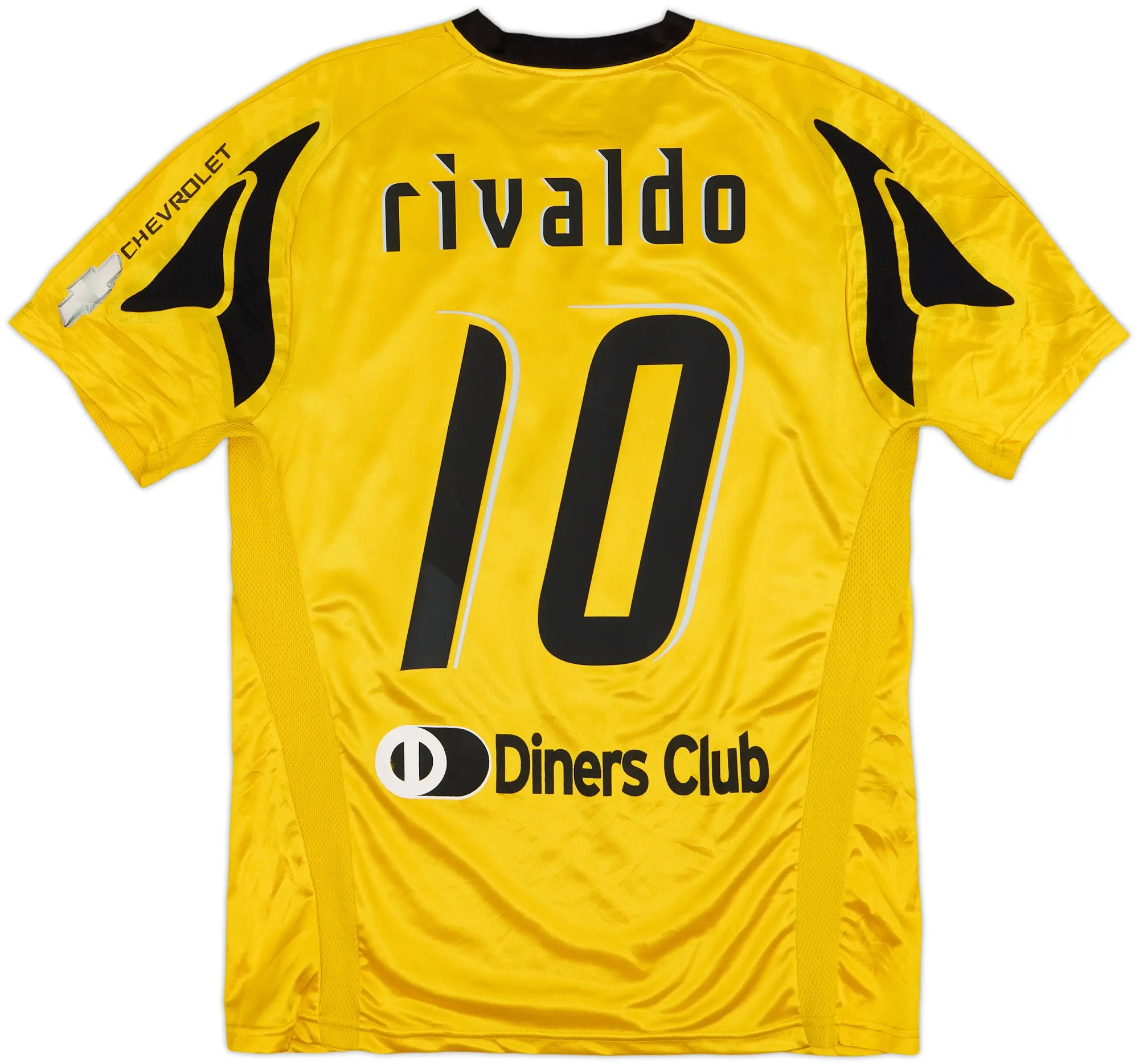 2007-08 AEK Athens Home Shirt Rivaldo #10 - 5/10 - (XL)