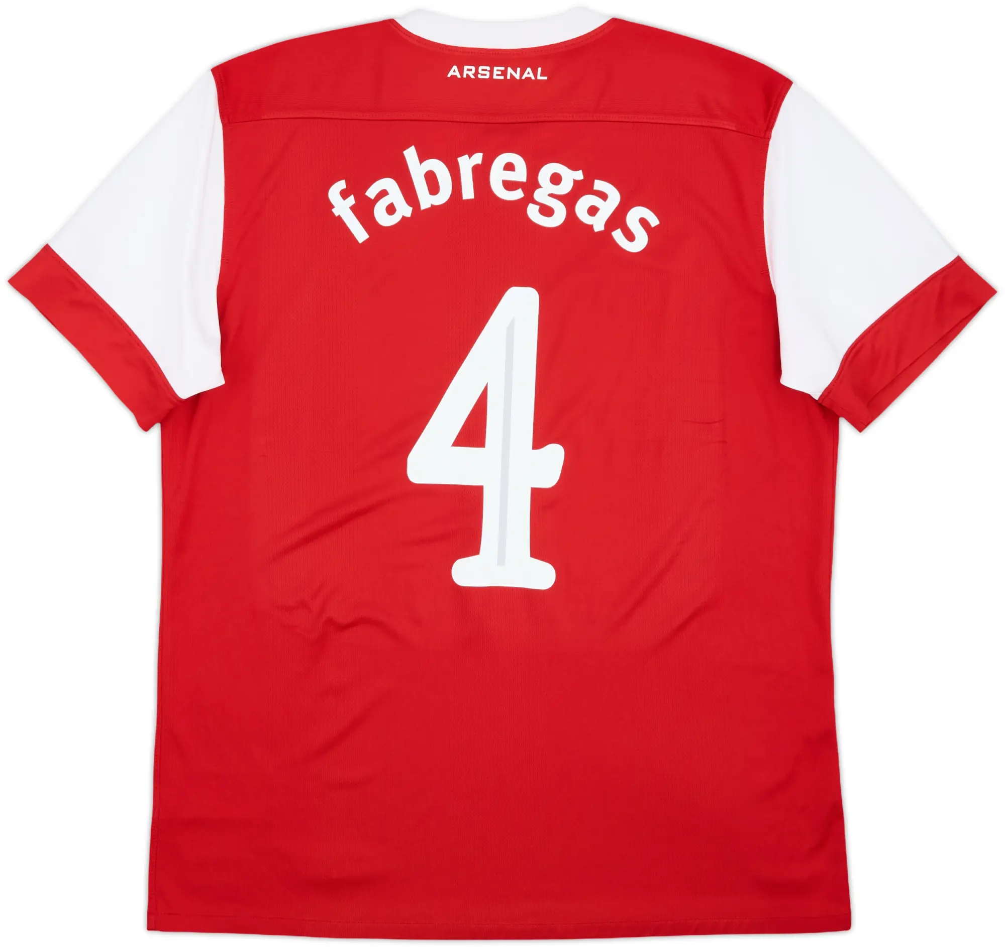 2010-11 Arsenal Home Shirt Fabregas #4 - 9/10 - (L)