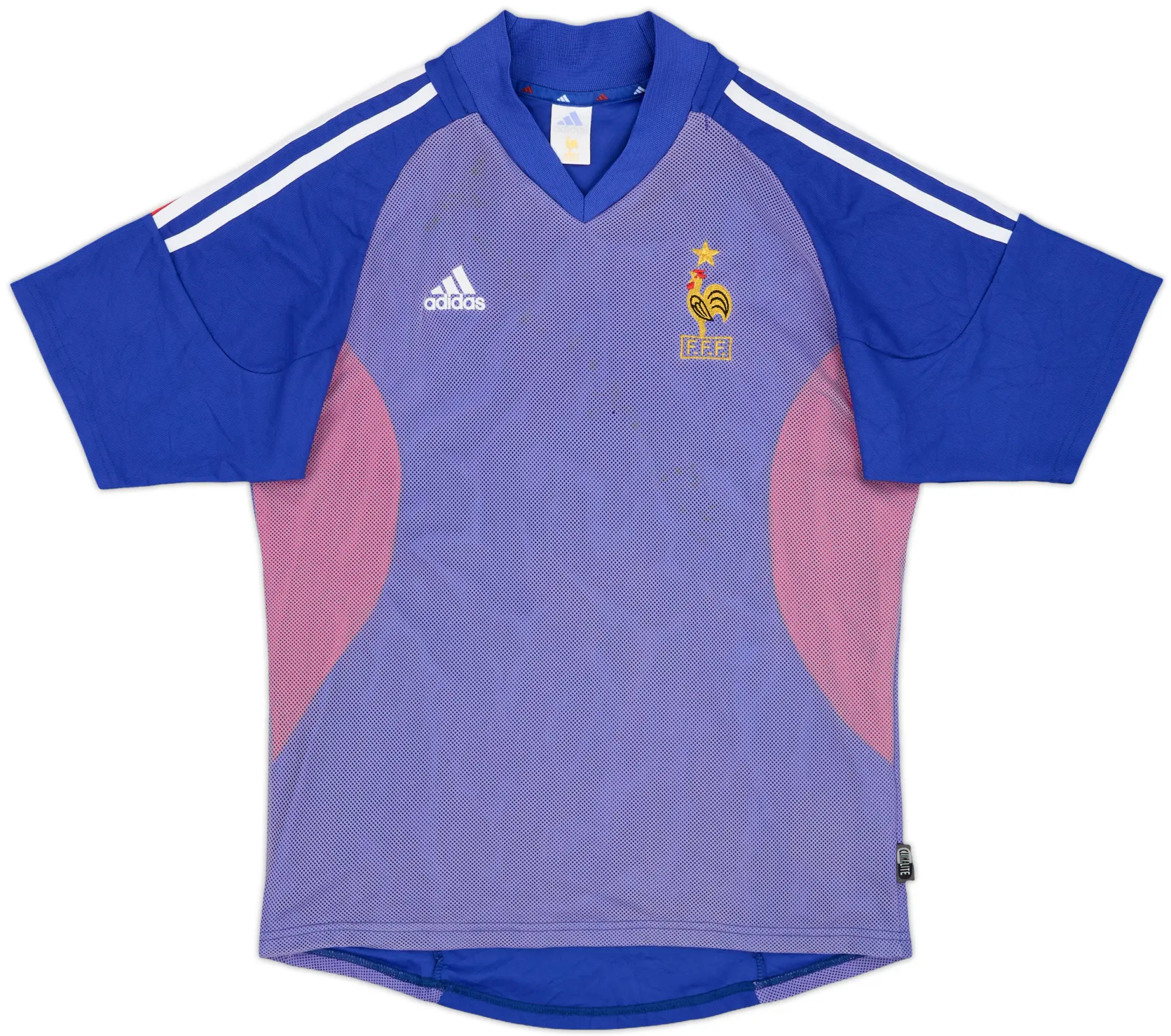 adidas France Mens SS Home Shirt 2002