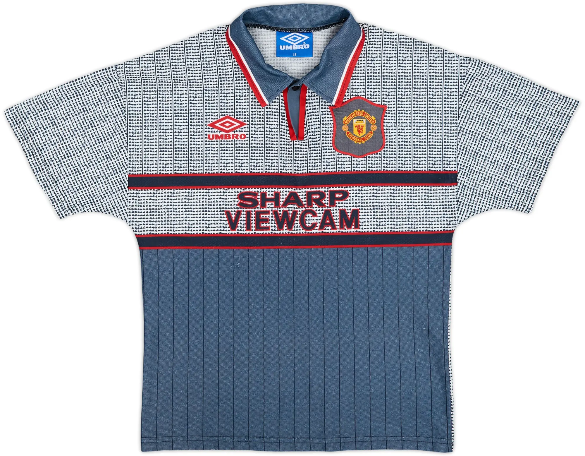 1995-96 Manchester United Away Shirt - 9/10 - (L.Boys)