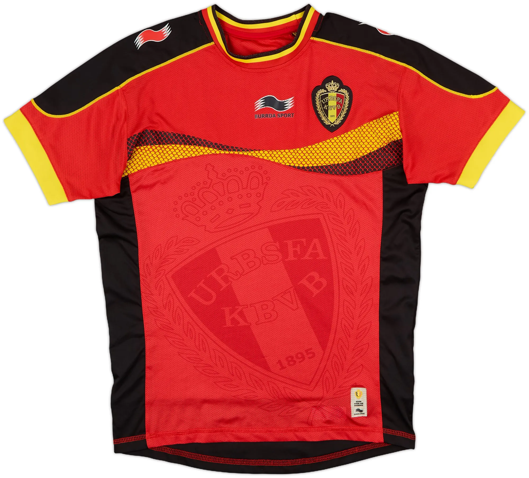 Burrda Belgium Mens SS Home Shirt 2012
