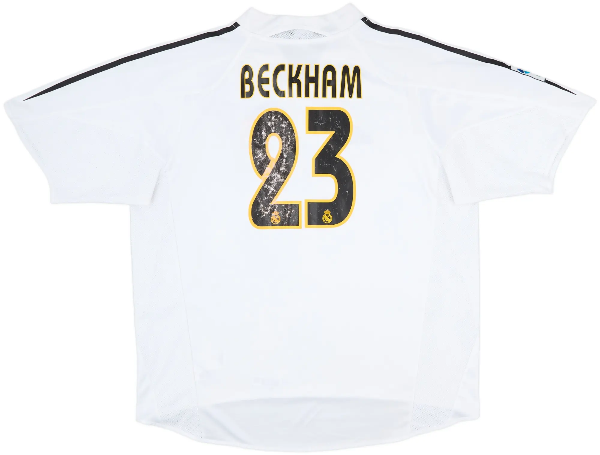 2004-05 Real Madrid Home Shirt Beckham #23 - 6/10 - (XXL)