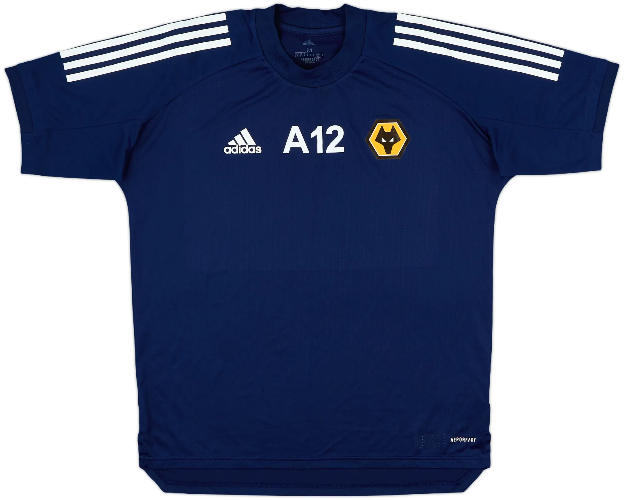 adidas Wolverhampton Wanderers Mens SS Player Issue Home Shirt 2020/21