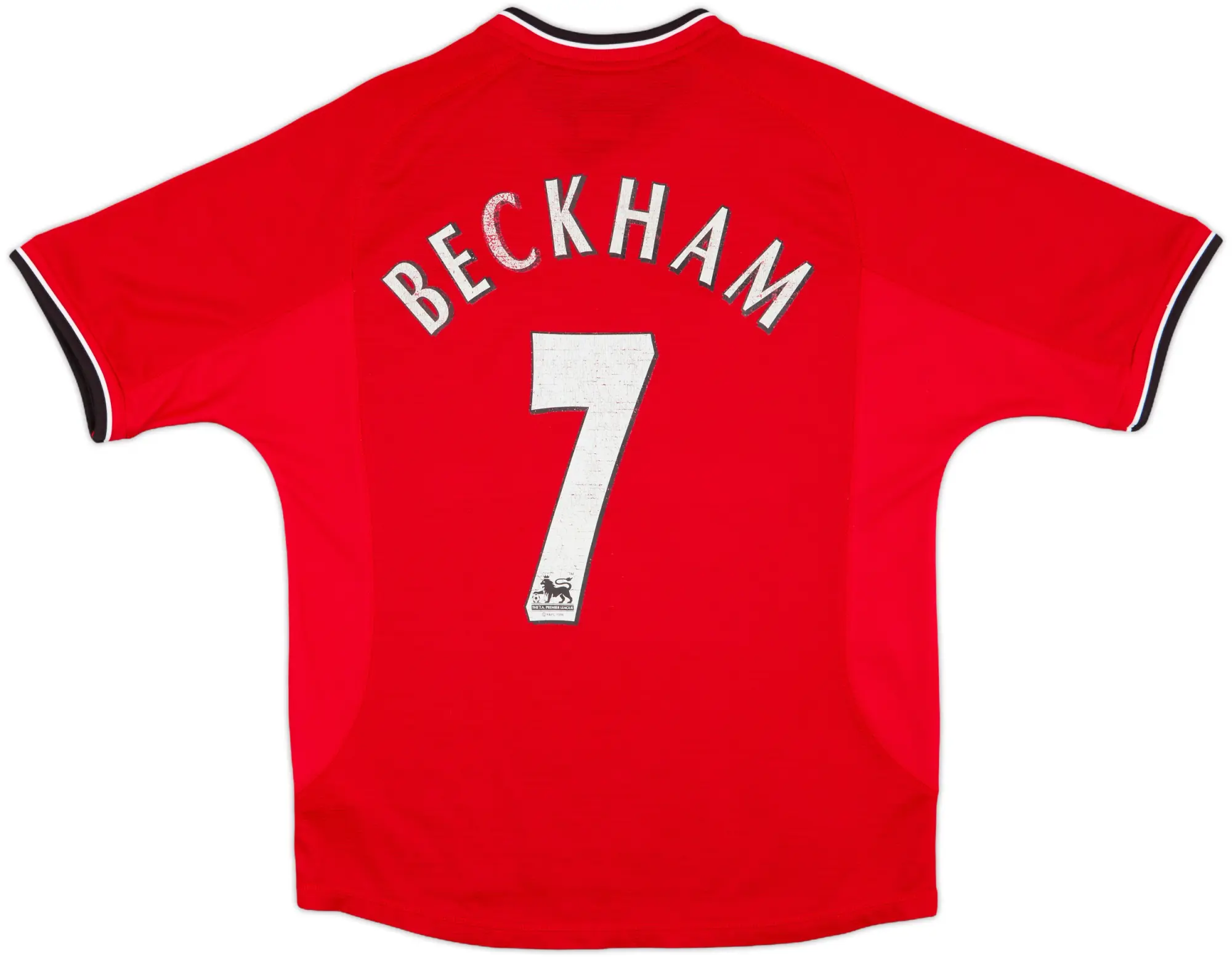 2000-02 Manchester United Home Shirt Beckham #7 - 5/10 - (Y)