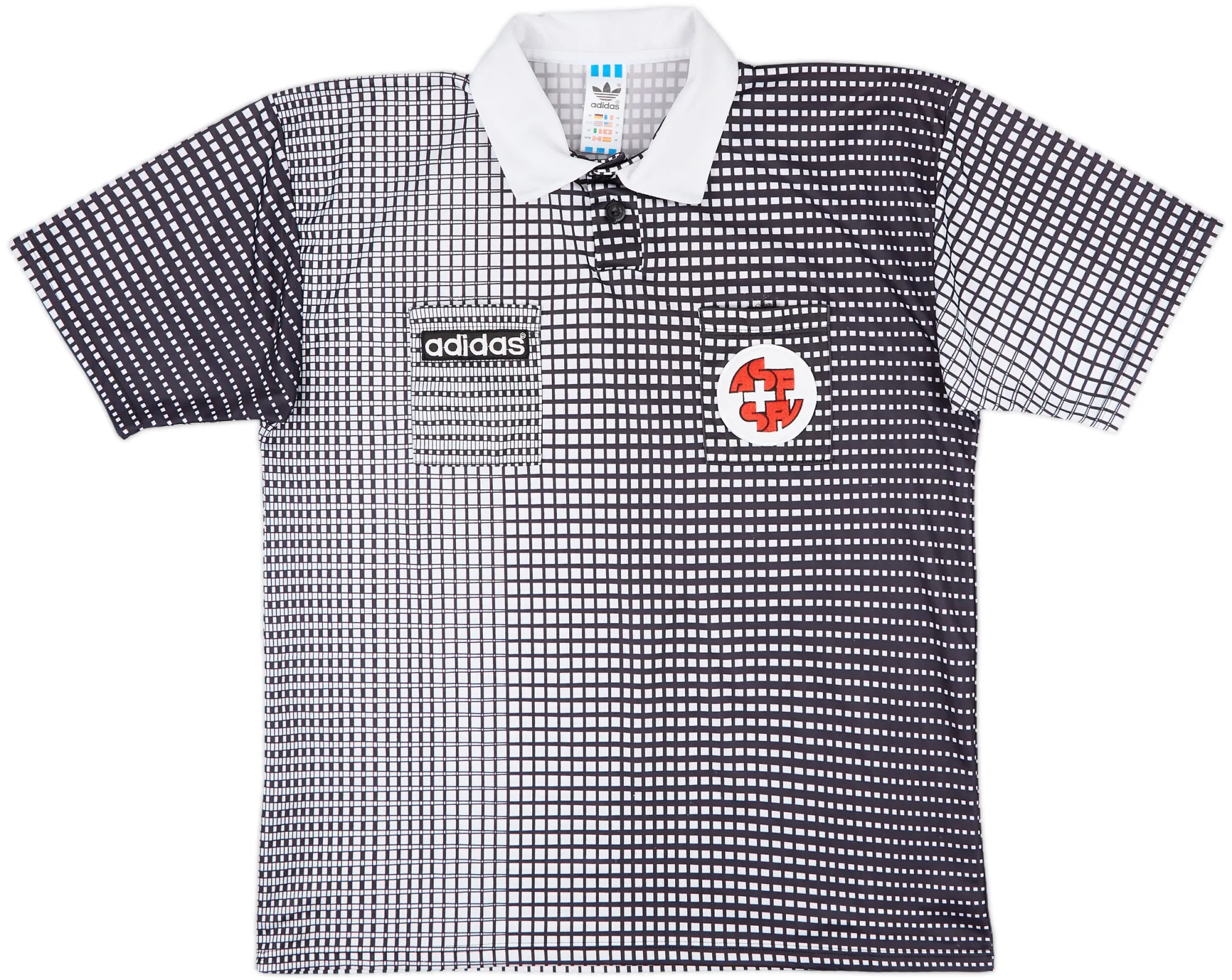 adidas Switzerland Mens SS Home Shirt 1990