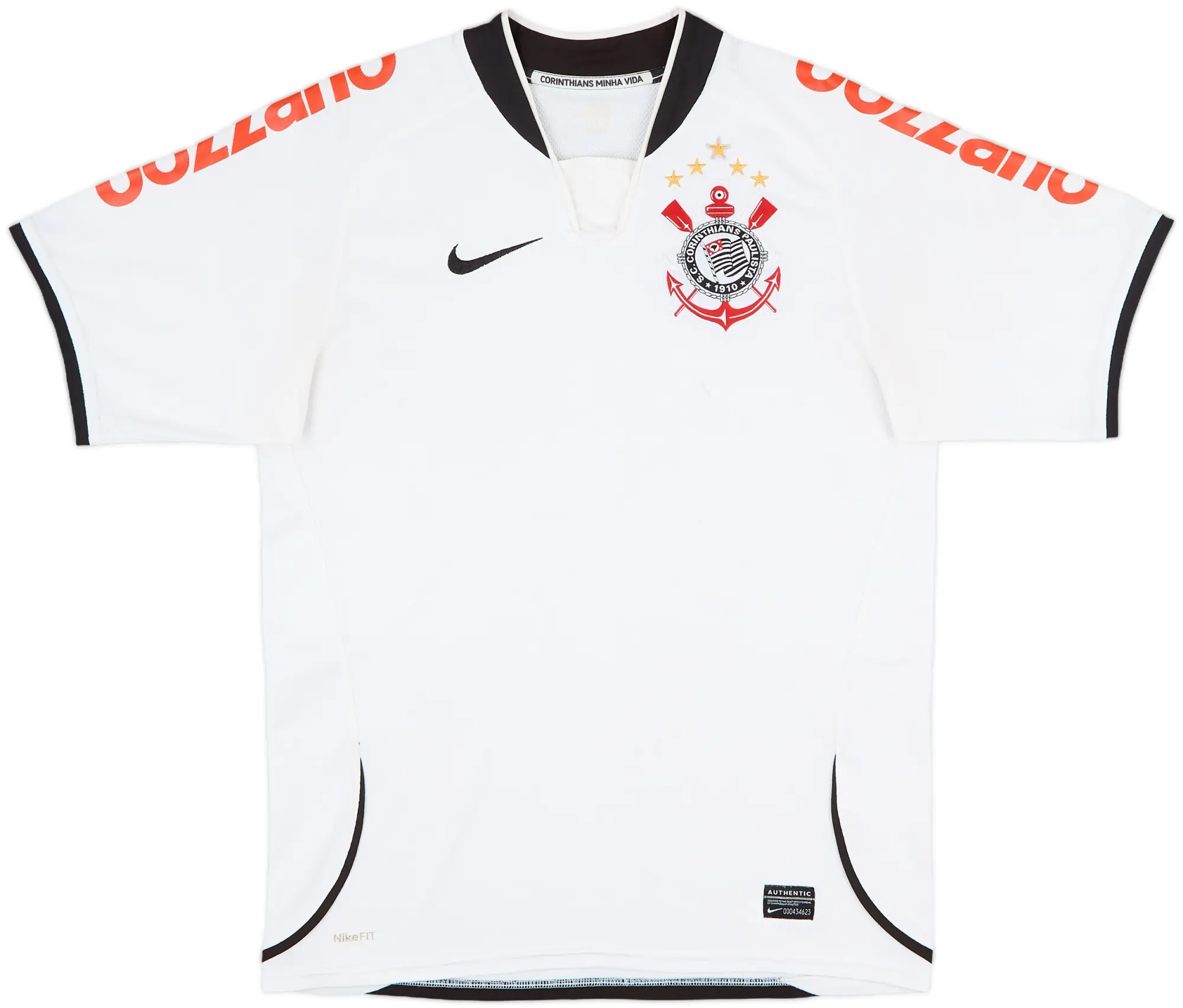 2009 Corinthians Home Shirt - 5/10 - (M)