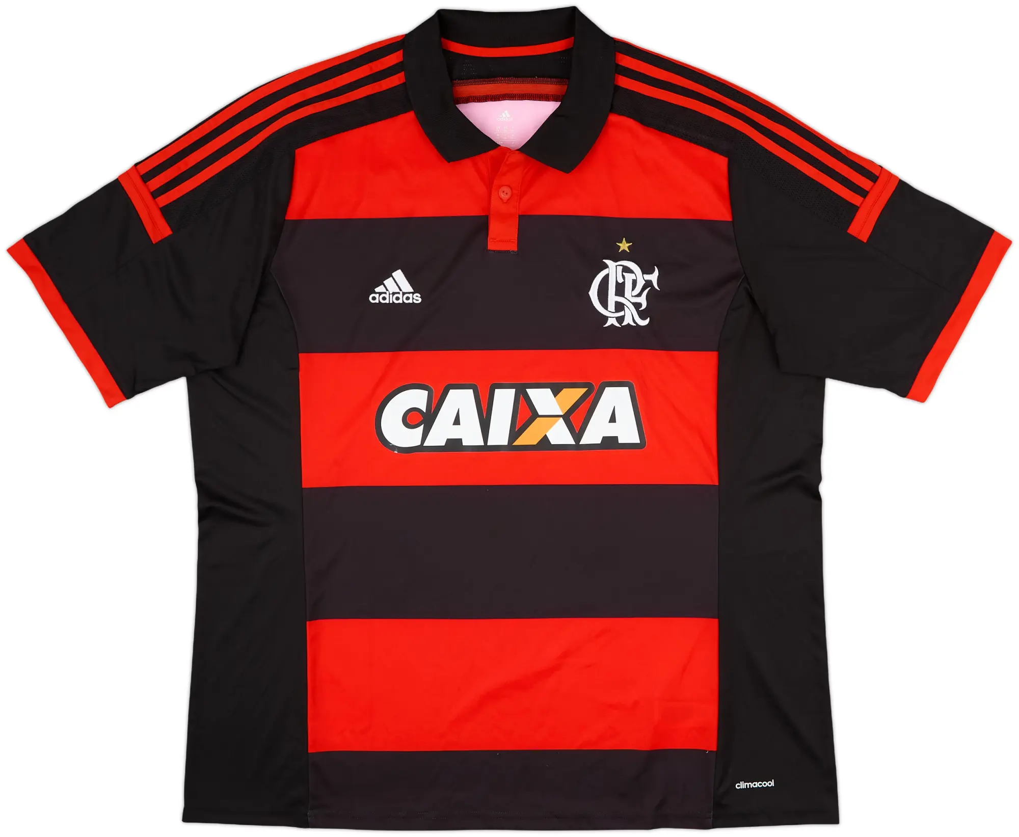 adidas Flamengo Mens SS Home Shirt 2014/15