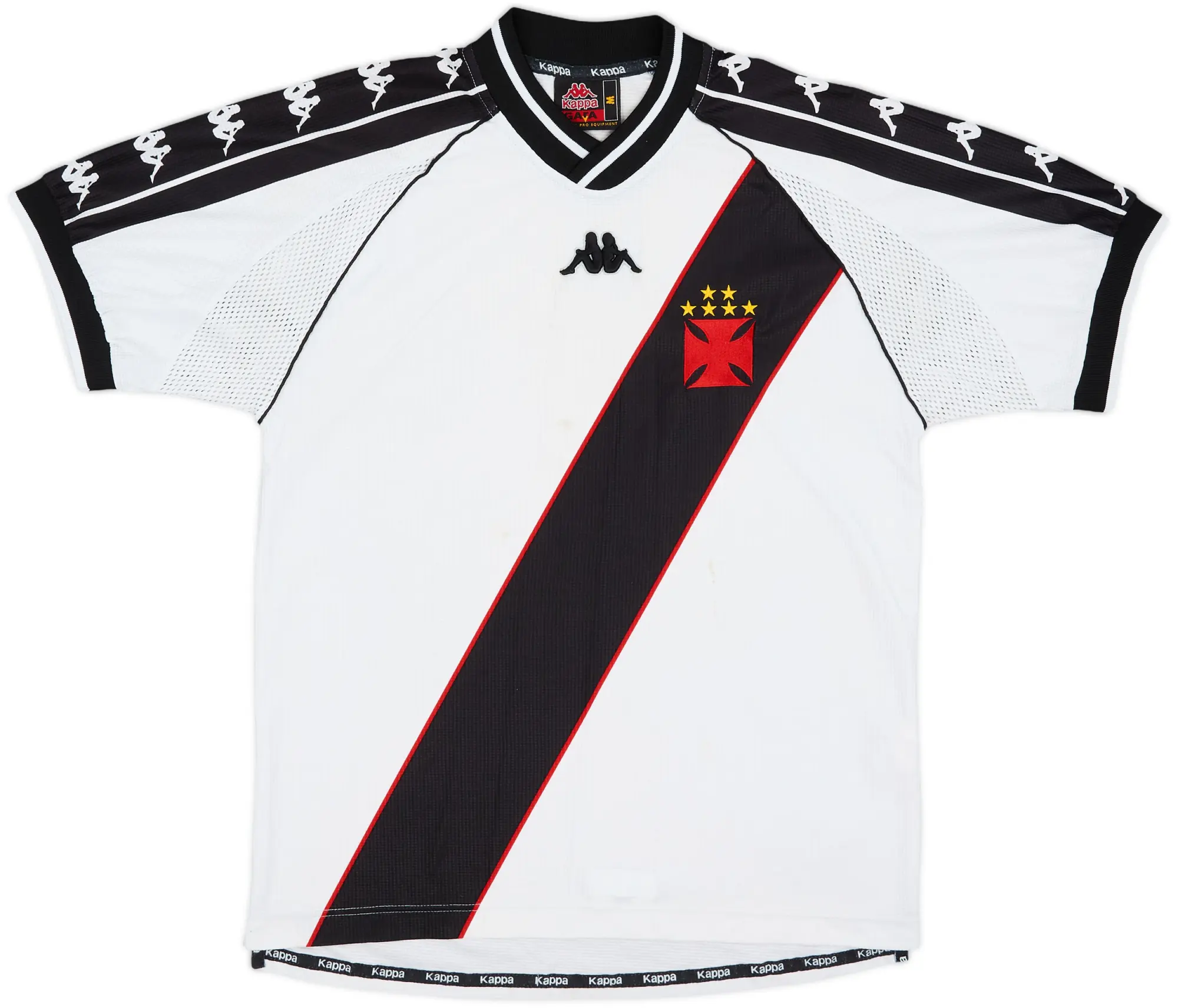 Kappa Vasco da Gama Mens SS Away Shirt 1999/00