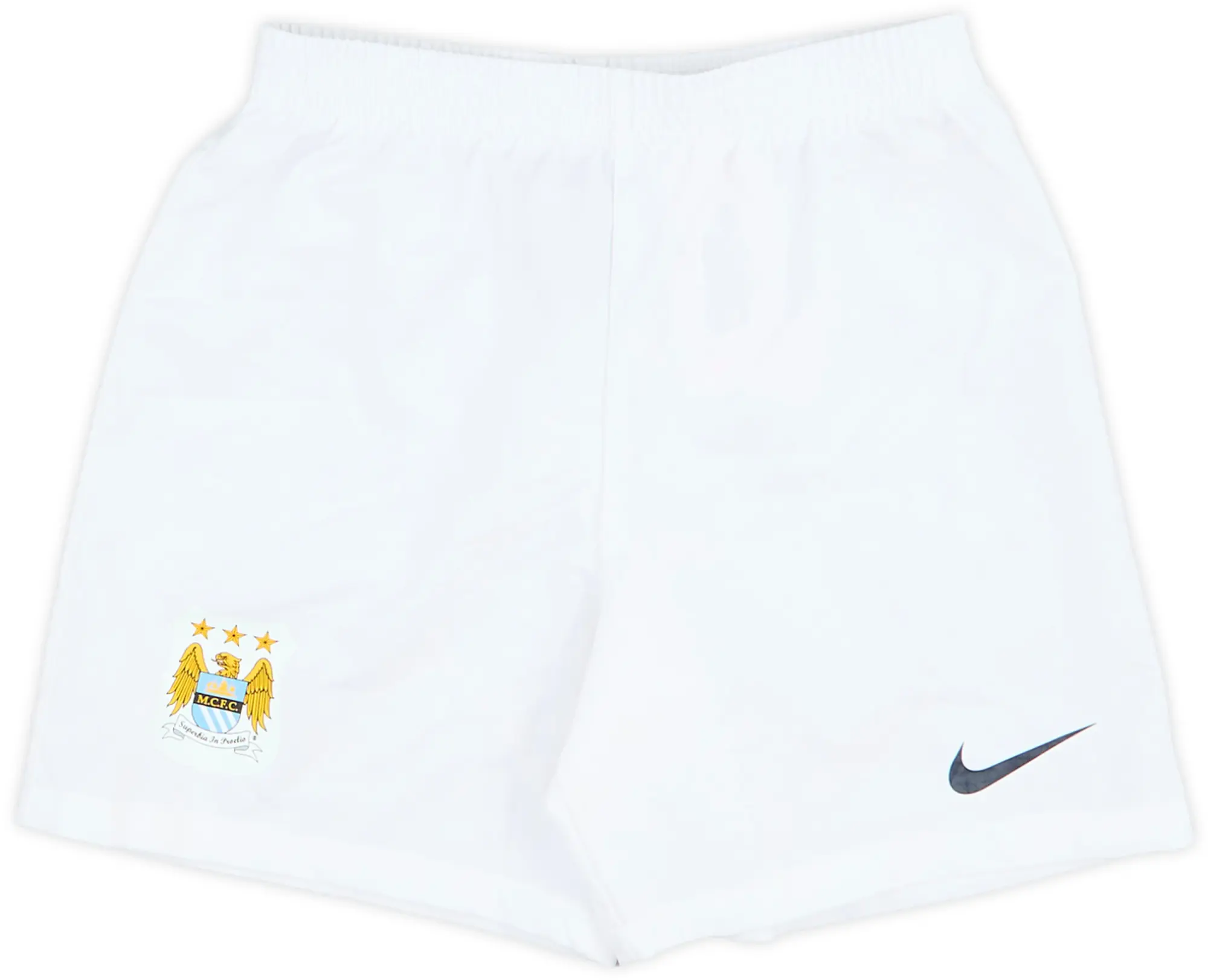 2013-14 Manchester City Home Shorts - 7/10 - (5-6 Years)