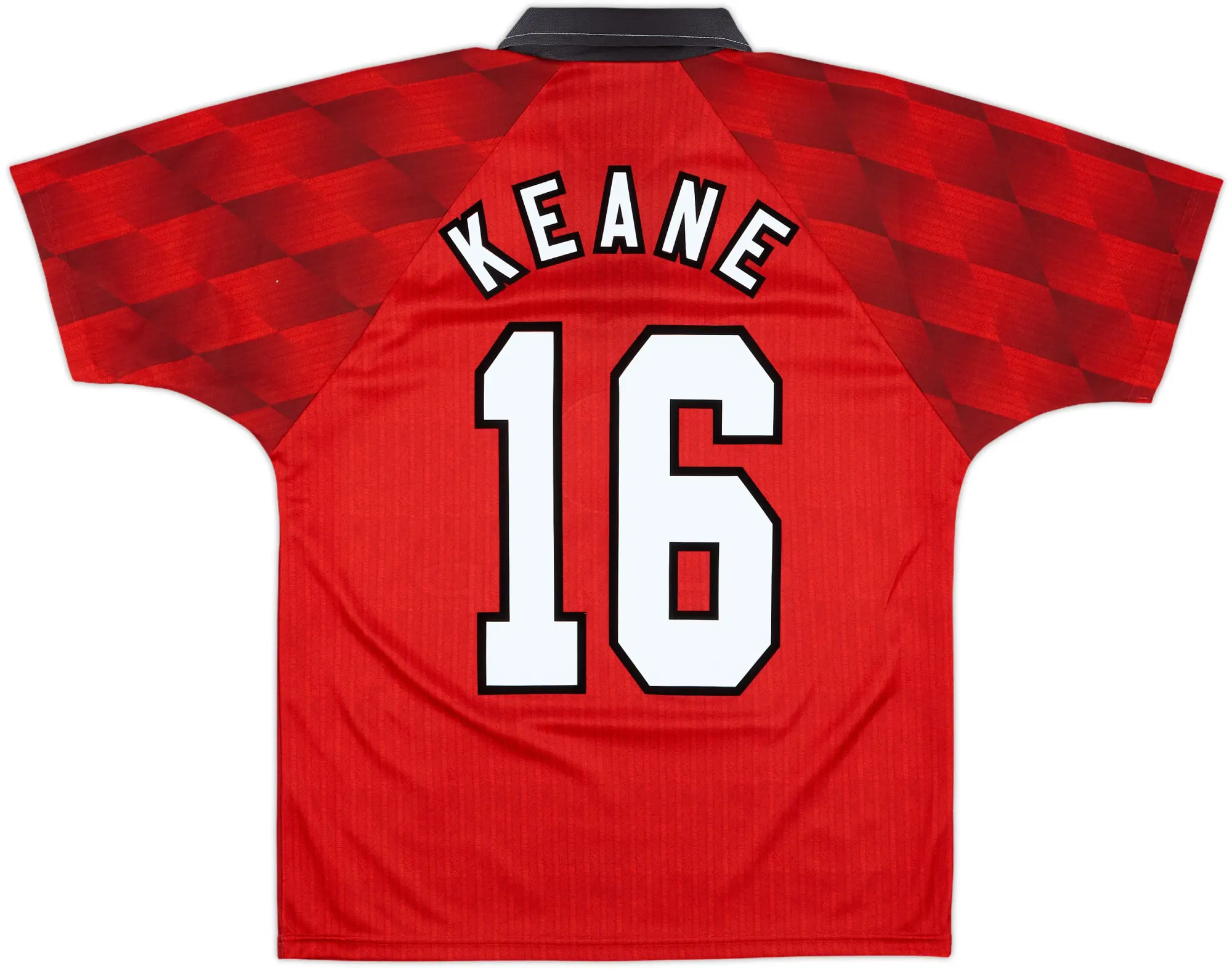 1996-98 Manchester United Home Shirt Keane #16 - 10/10 - (Y)