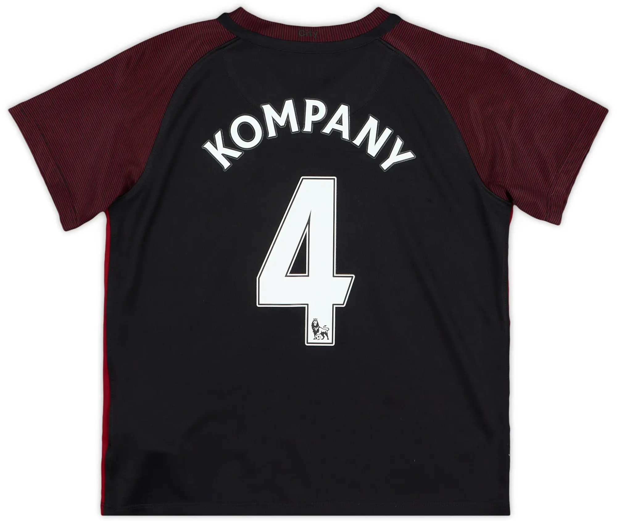 2016-17 Manchester City Away Shirt Kompany #4 - 9/10 - (6-7 Years)