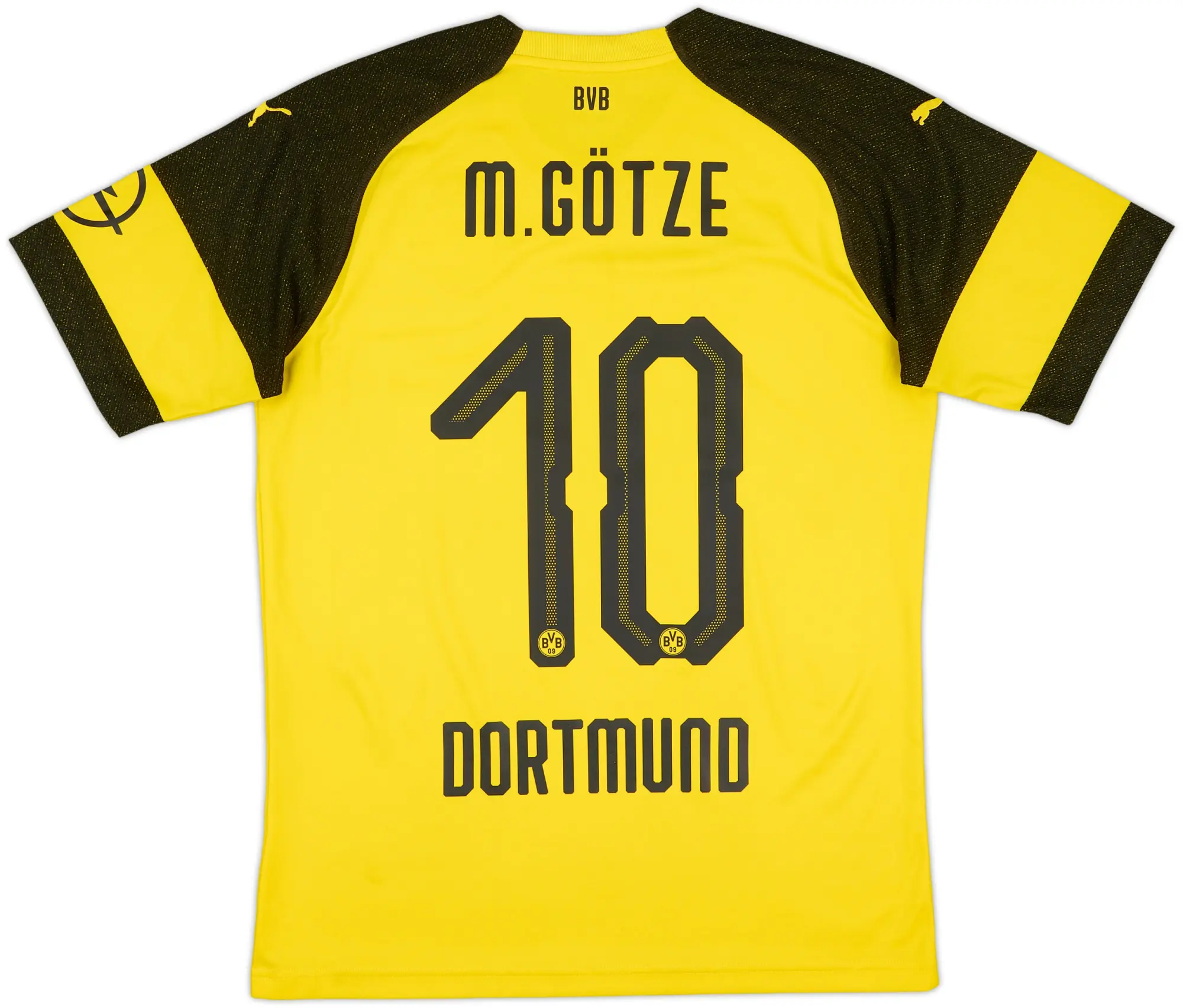 2018-19 Borussia Dortmund Home Shirt M.Gotze #10 - 7/10 - (M)