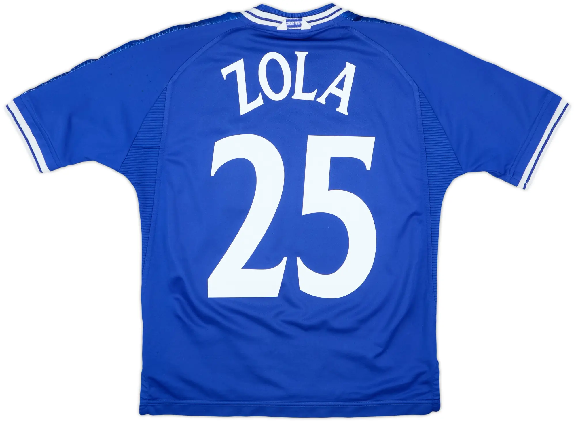 1999-01 Chelsea Home Shirt Zola #25 - 9/10 - (Y)
