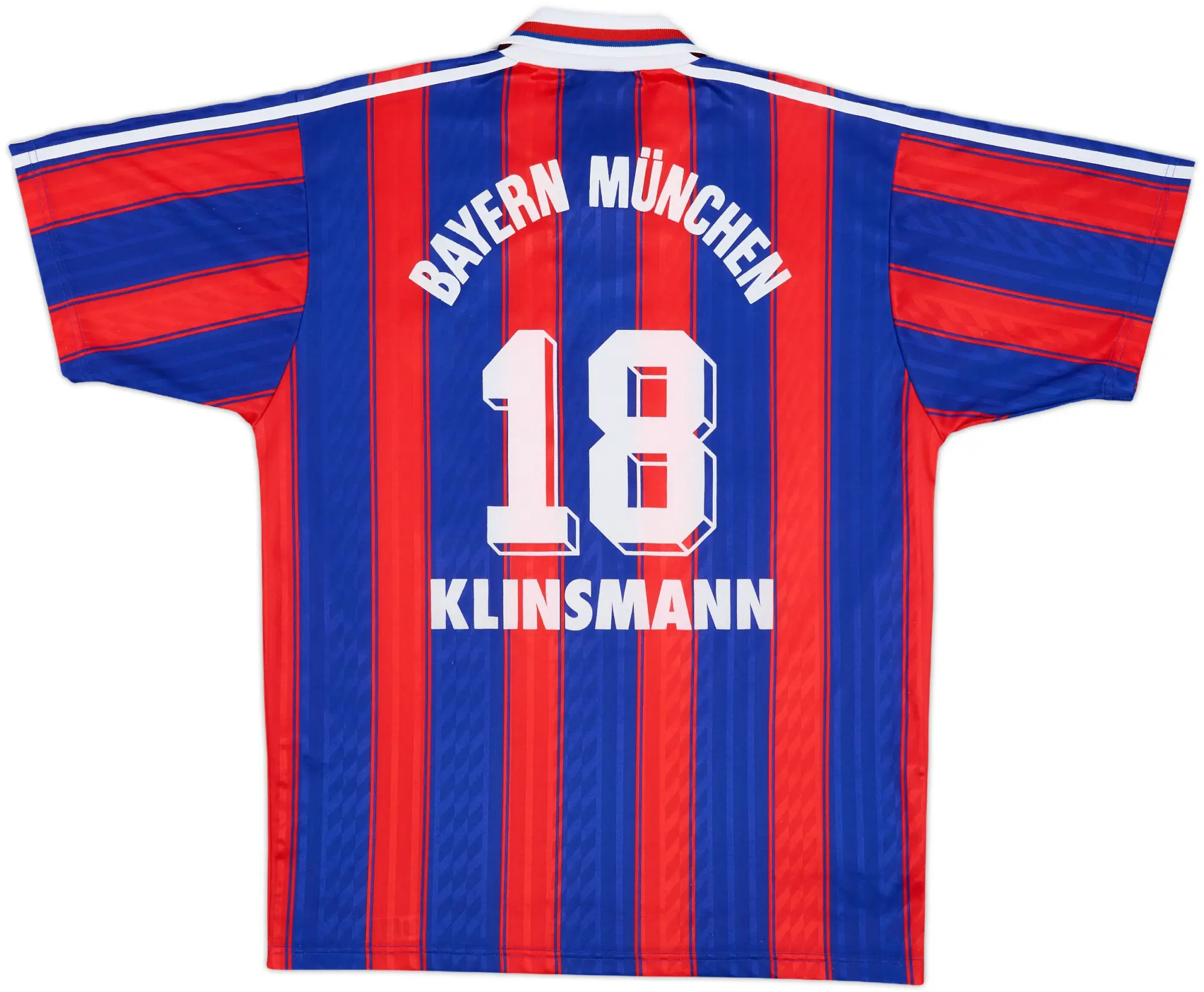 1995-97 Bayern Munich Home Shirt Klinsmann #18 - 8/10 - (M)