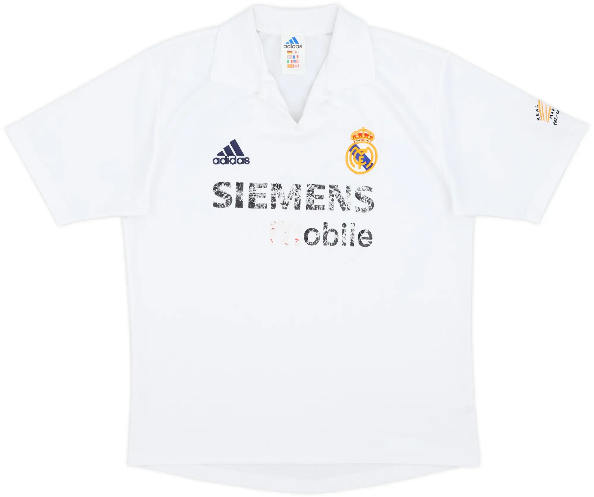 2002-03 Real Madrid Centenary Home Shirt - 5/10 - (L.Boys)