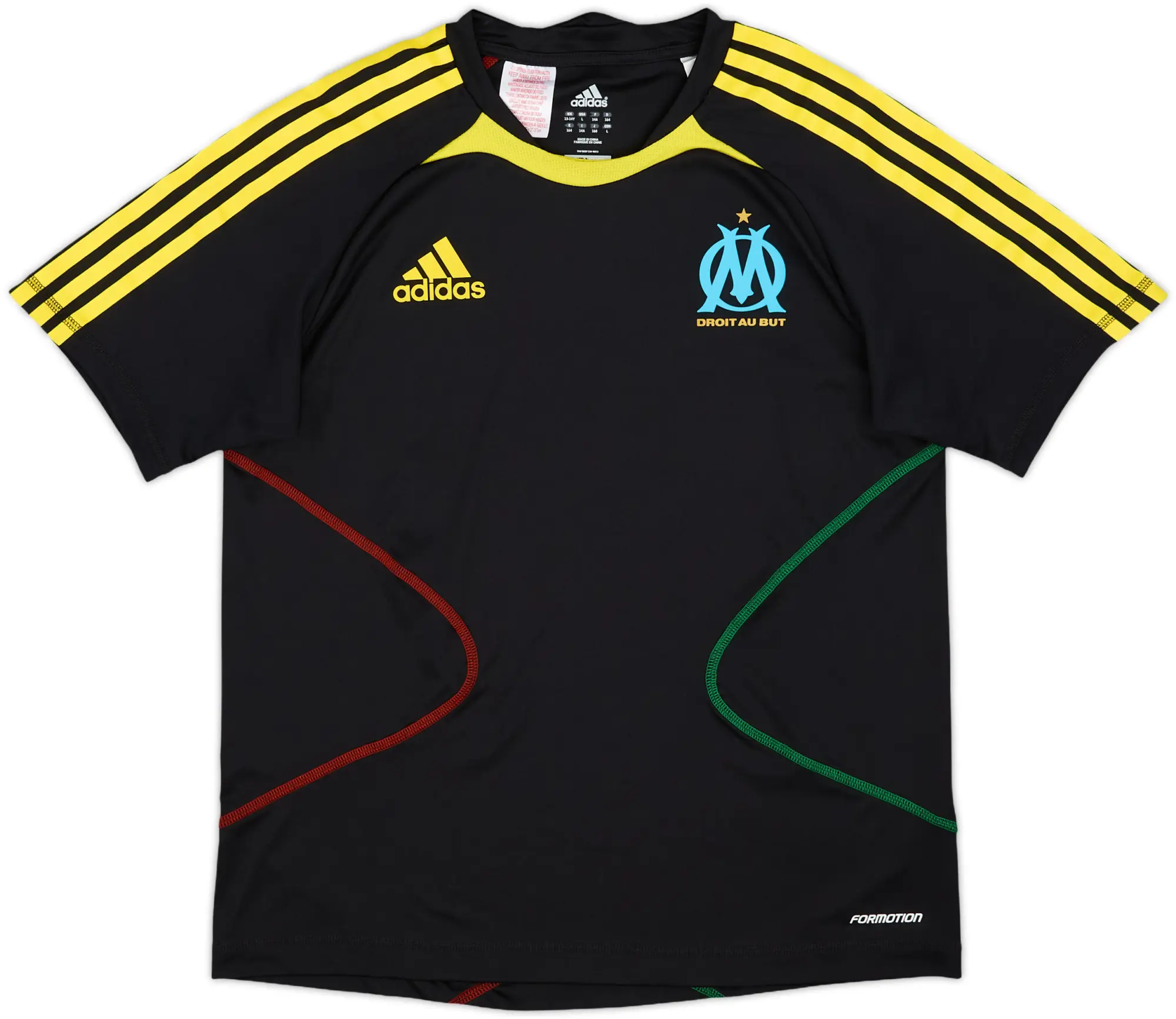 2010-11 Marseille adidas Formotion Training Shirt - 10/10 - (L.Boys)
