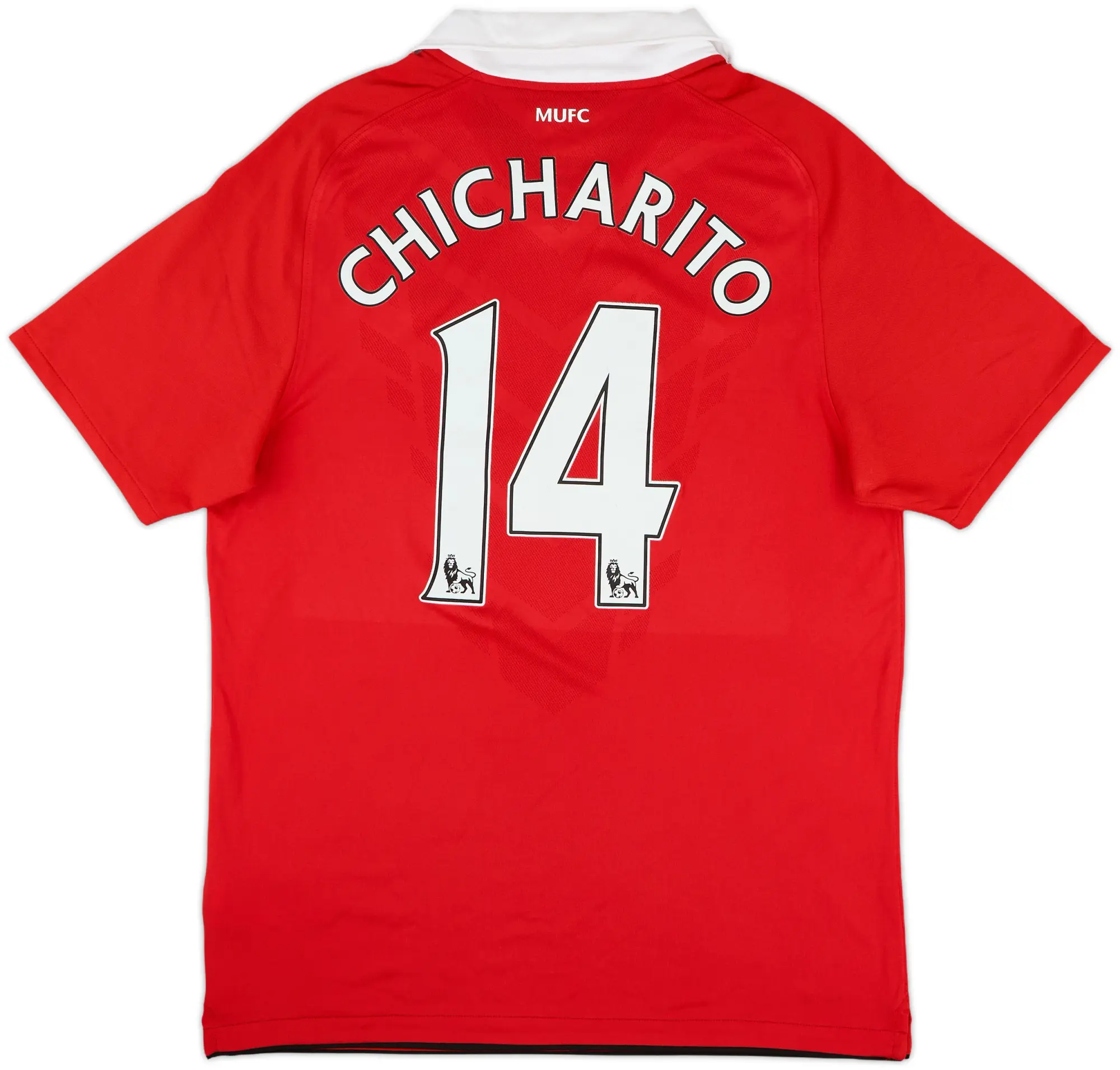 2010-11 Manchester United Home Shirt Chicharito #14 - 6/10 - (M)