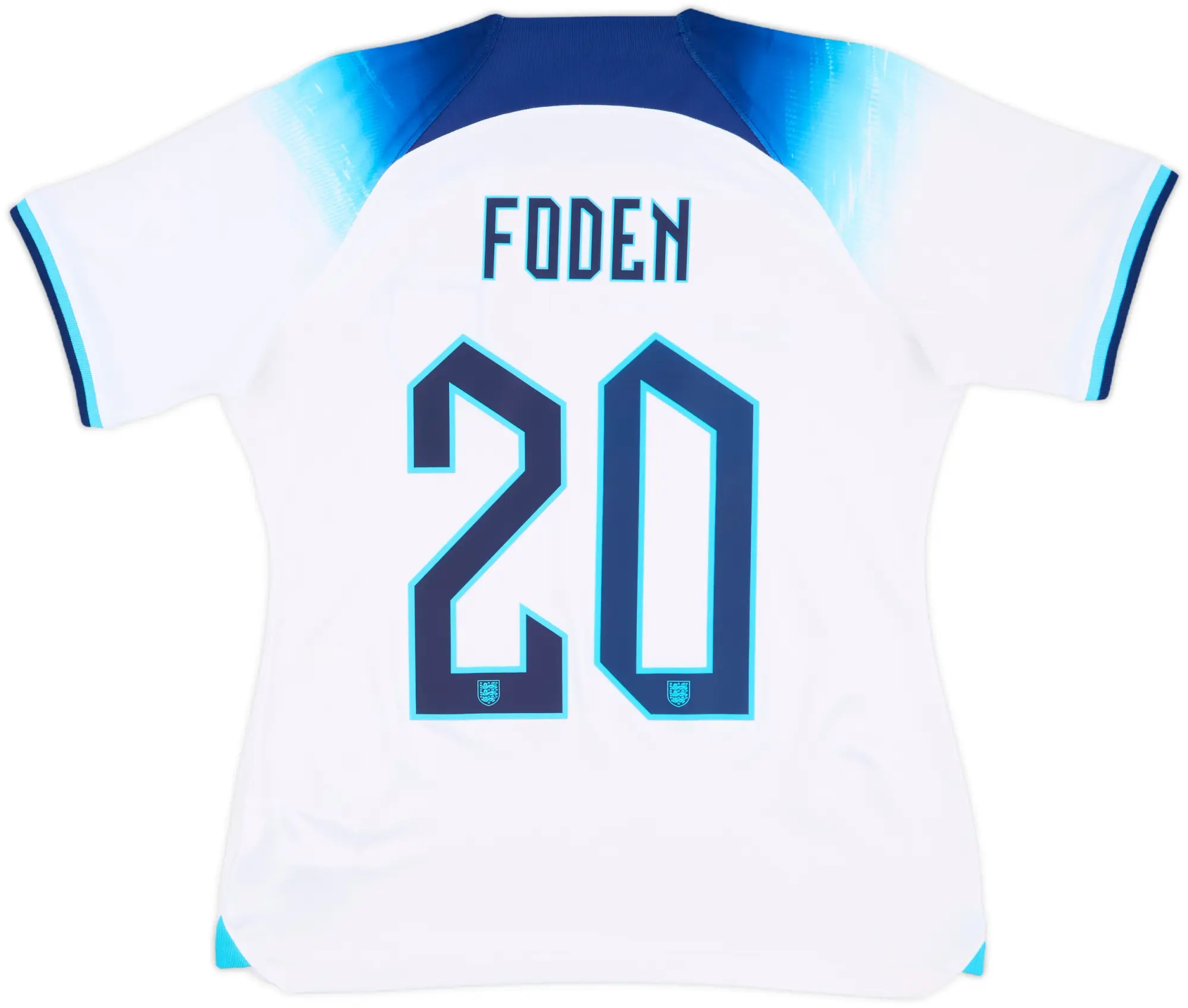 2022-23 England Home Shirt Foden #20 - 10/10 - (Women's M)