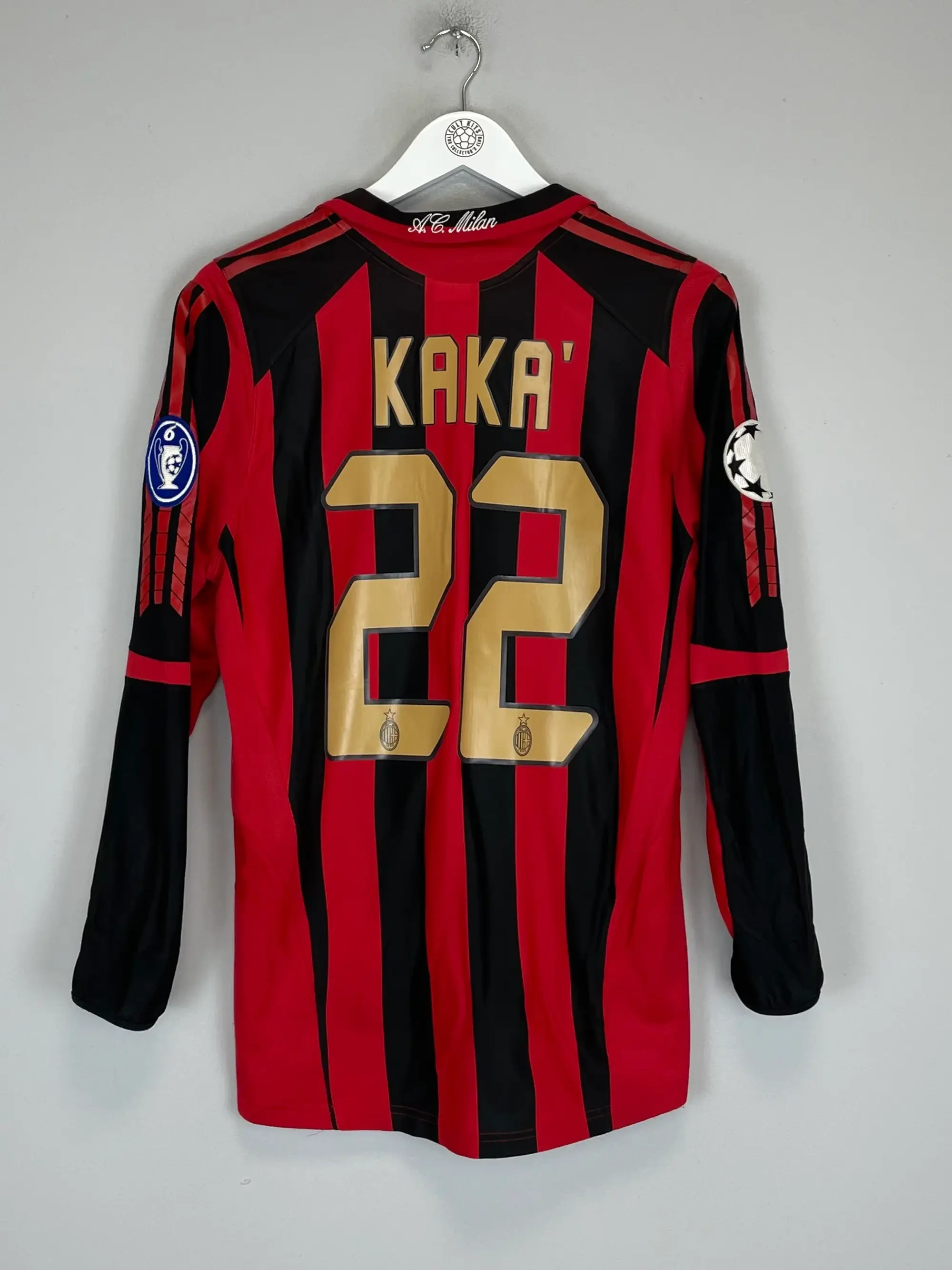 2005/06 AC MILAN KAKA #22 C/L L/S HOME SHIRT (S) ADIDAS | CULT KITS