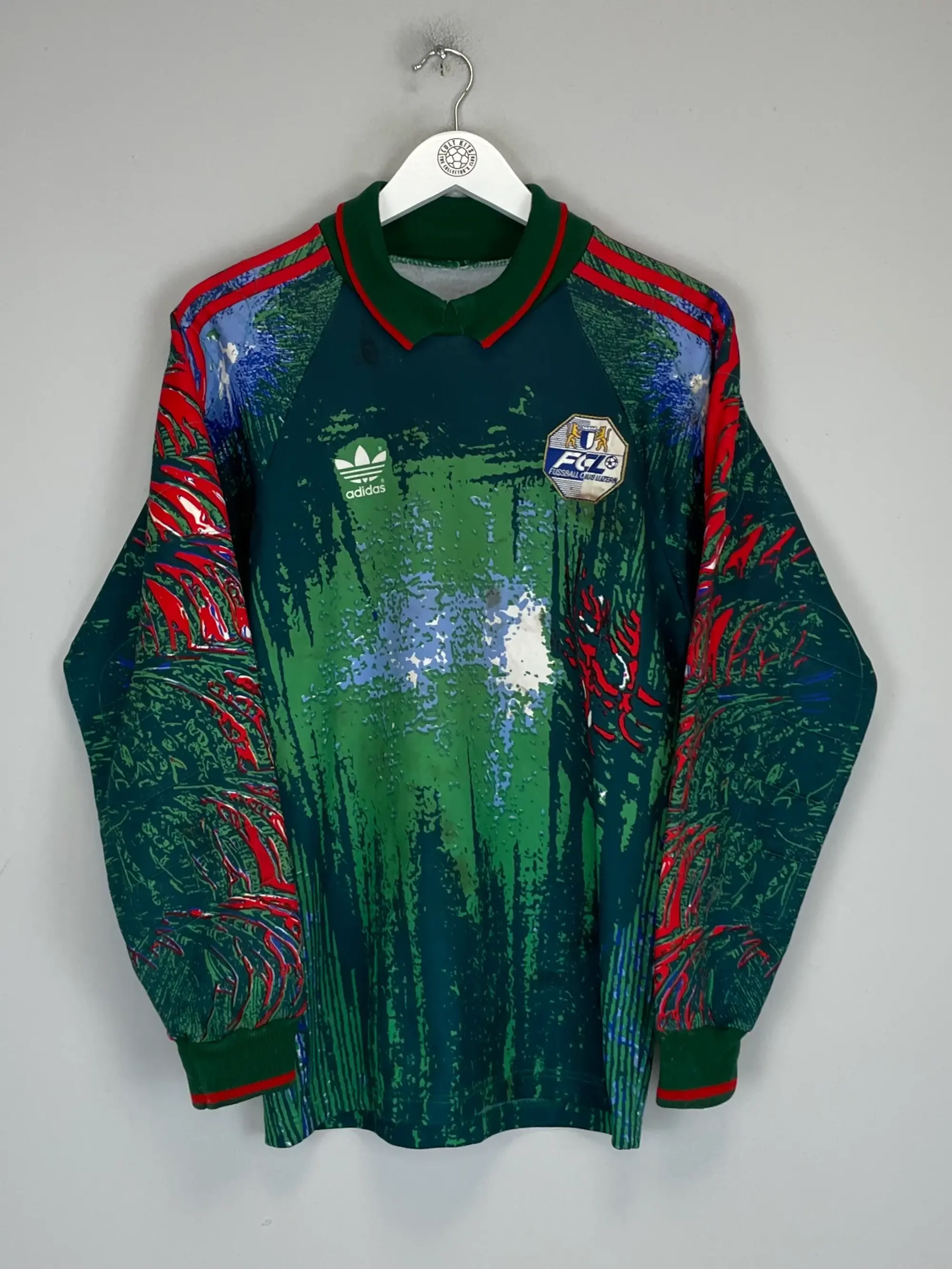 1992/93 FC LUZERN #1 *MATCH WORN* GK SHIRT (M) ADIDAS | CULT KITS
