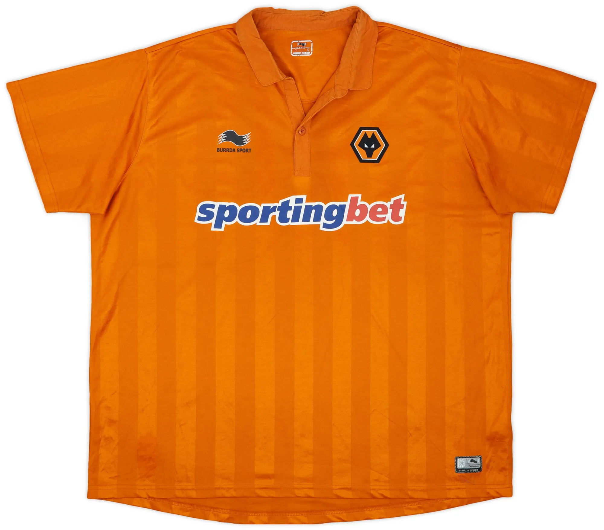 Burrda Wolverhampton Wanderers Mens SS Home Shirt 2012/13