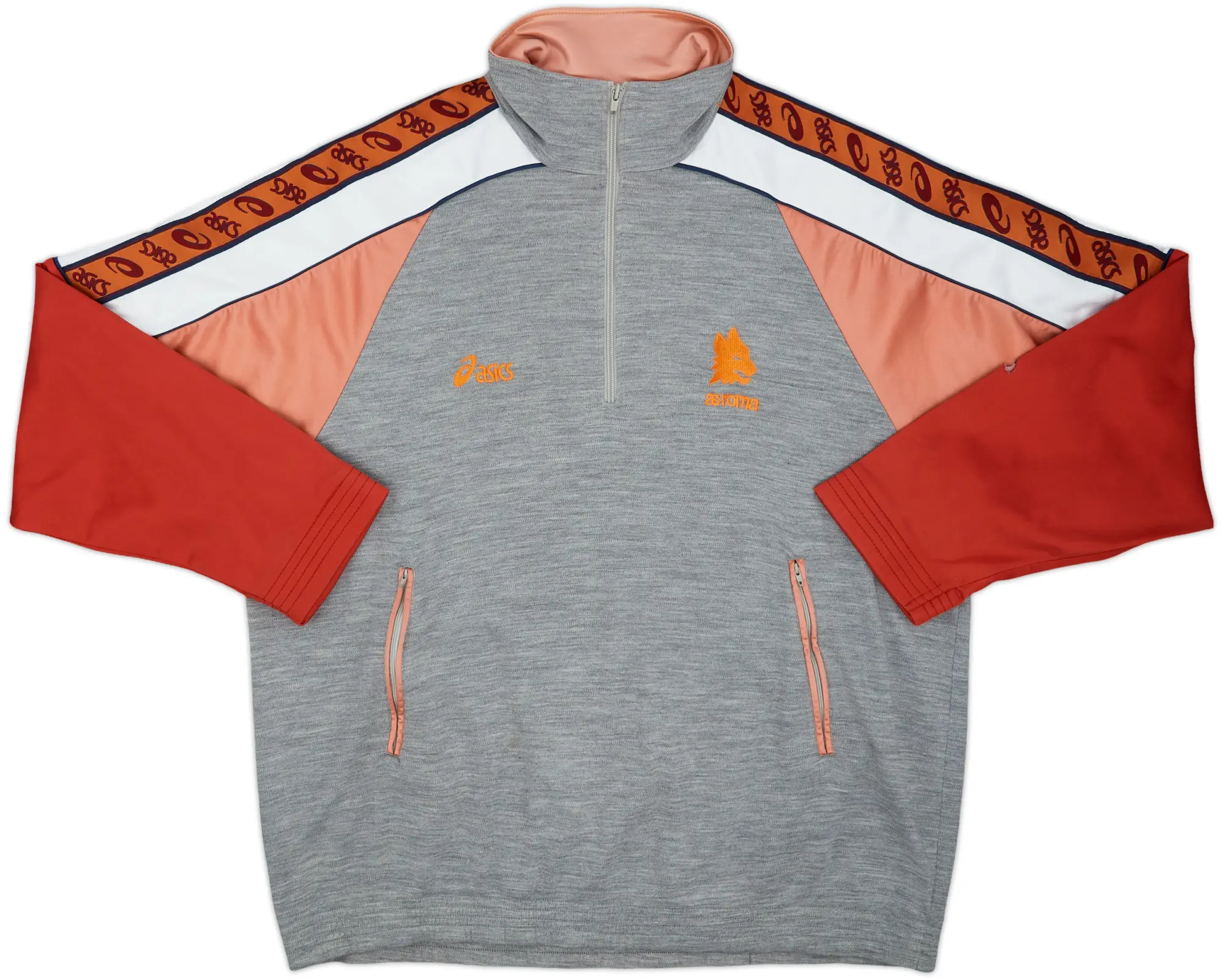 1994-95 Roma Asics 1/4 Zip Track Jacket - 6/10 - (XL)