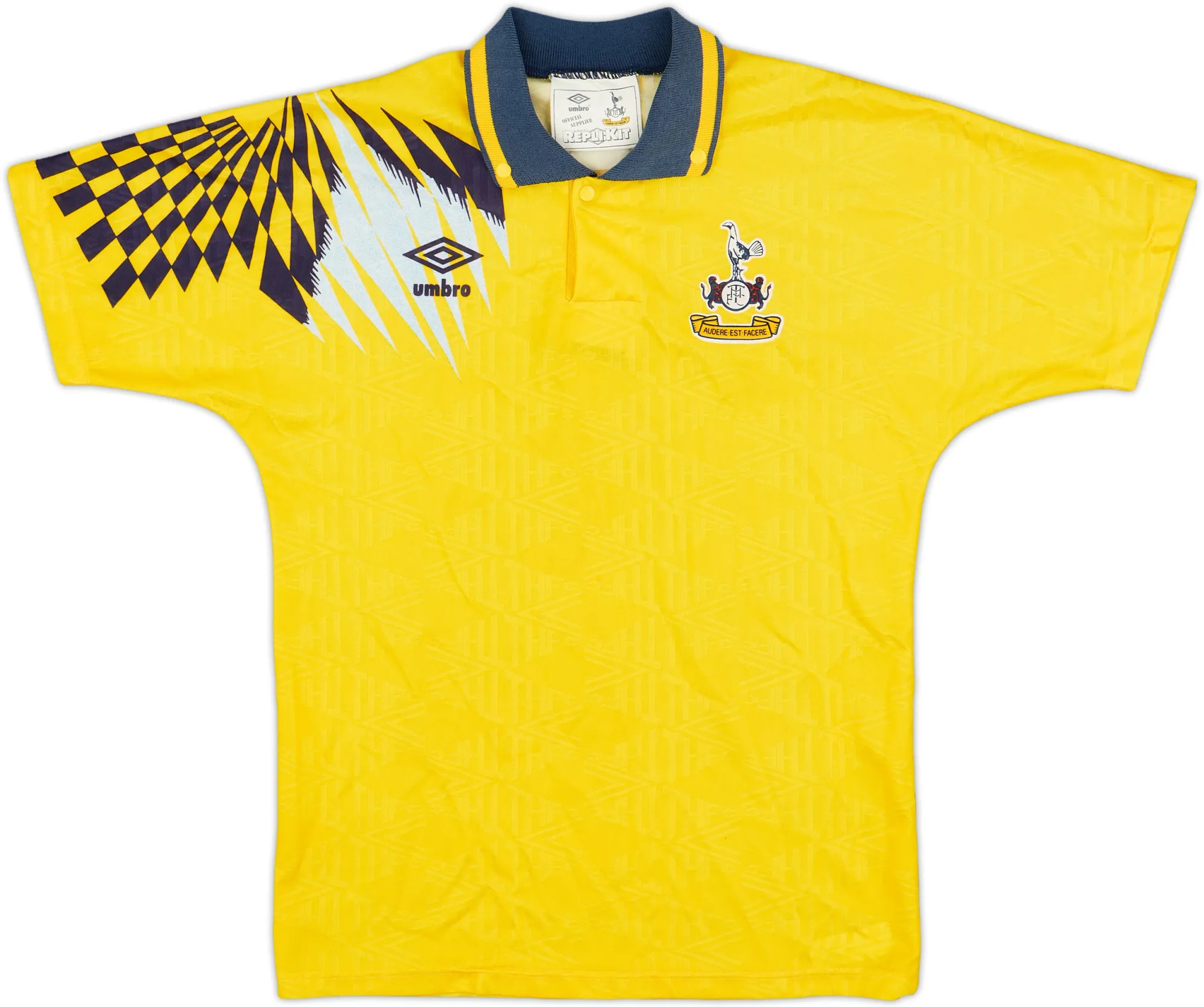 Umbro Tottenham Hotspur Mens SS Away Shirt 1991/92