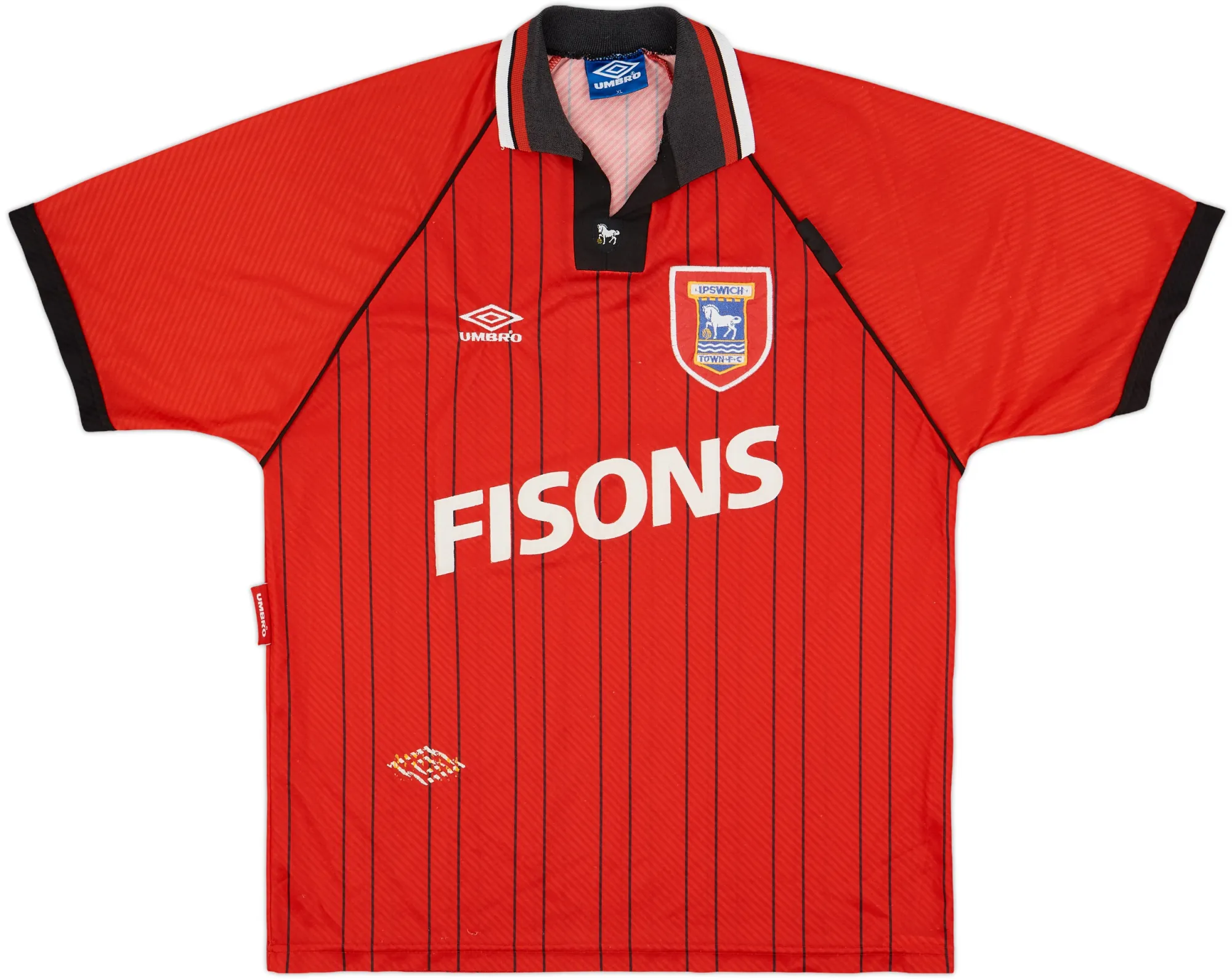 Umbro Ipswich Town Mens SS Away Shirt 1993/95