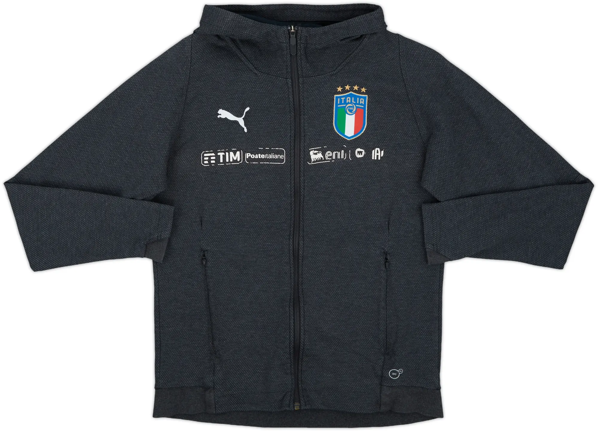 2019-20 Italy Puma Hooded Track Jacket - 6/10 - (M)