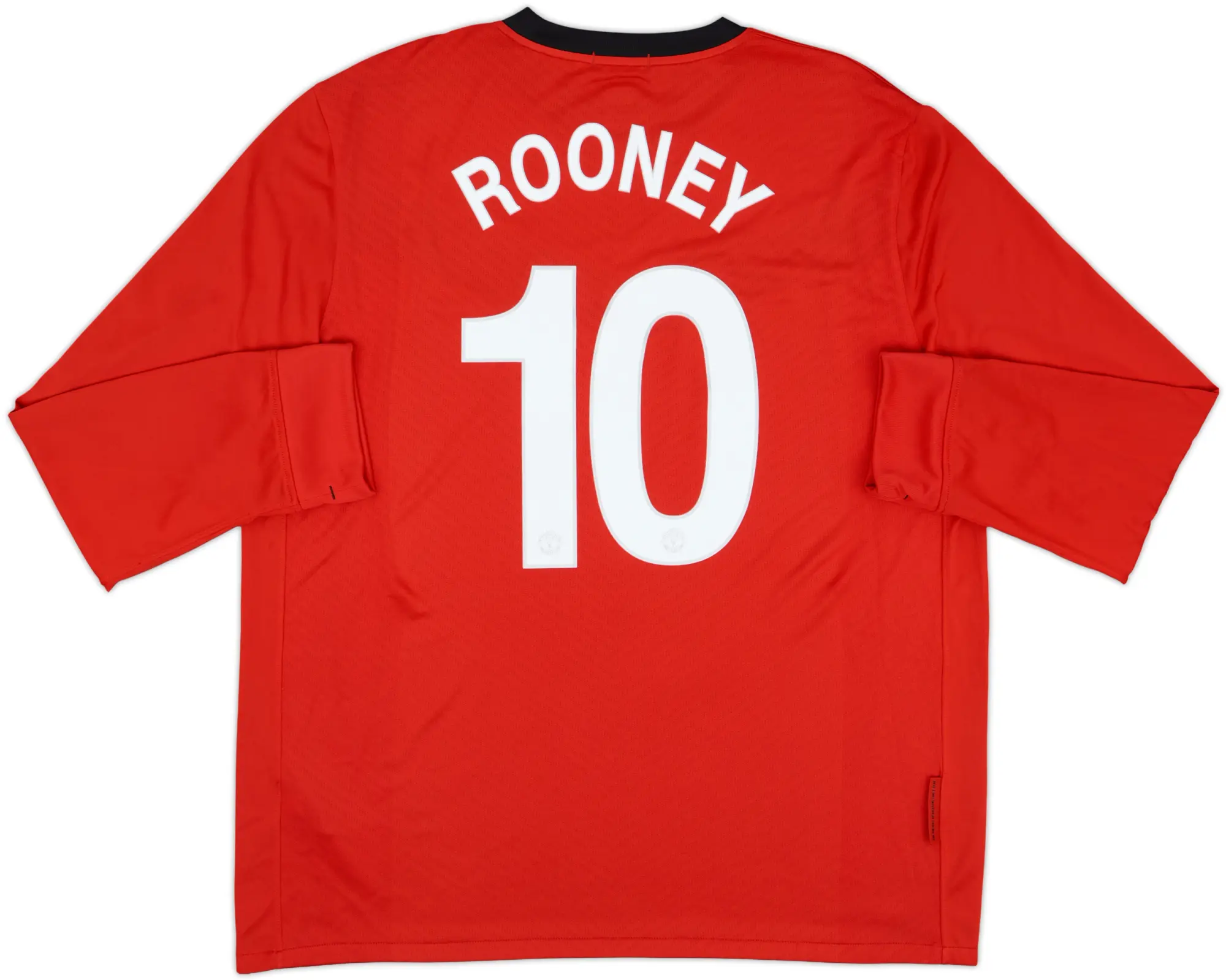 2009-10 Manchester United Home L/S Shirt Rooney #10 (XXL)