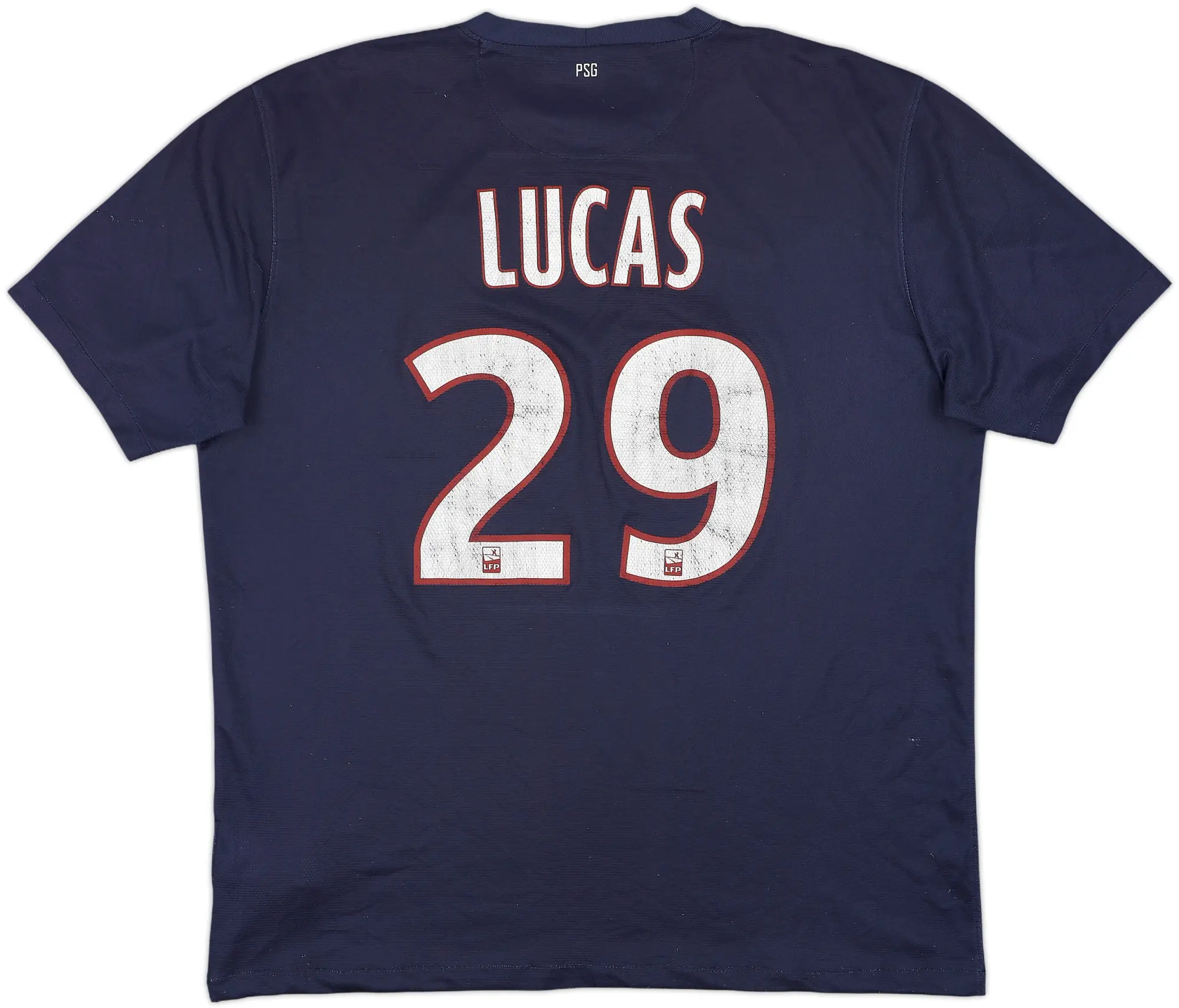 2012-13 Paris Saint-Germain Home Shirt Lucas #29 - 5/10 - (L)
