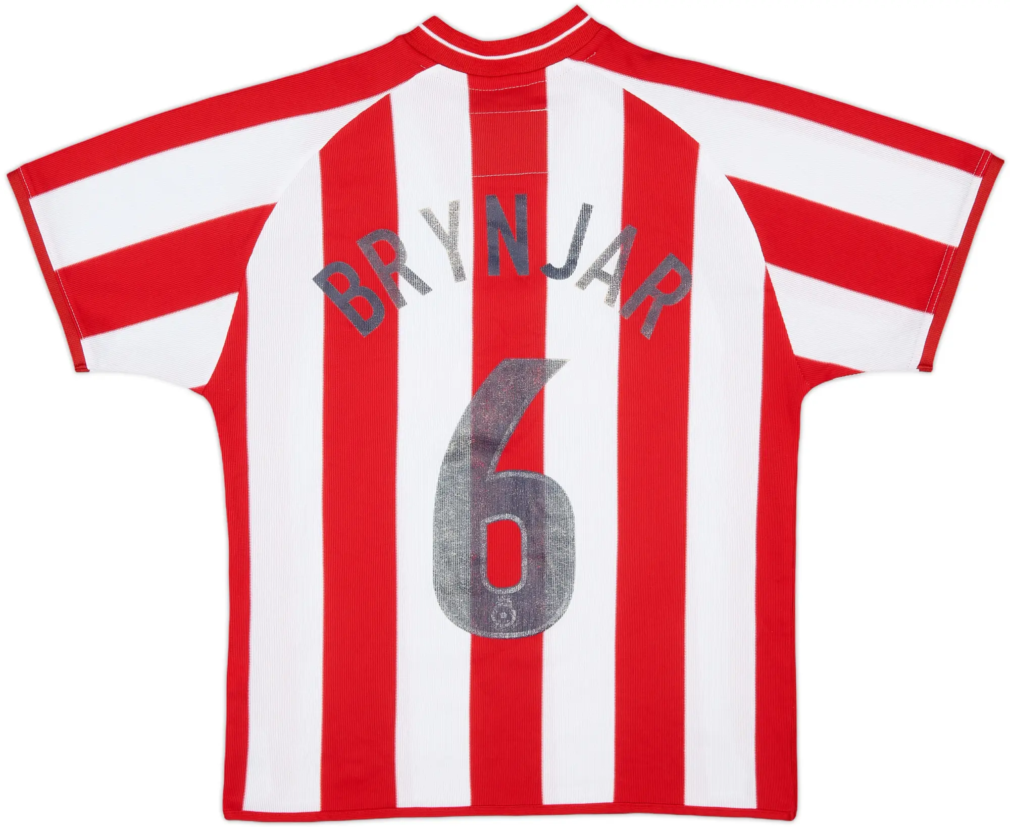 2001-03 Stoke City Home Shirt Brynjar #6 - 6/10 - (M.Boys)