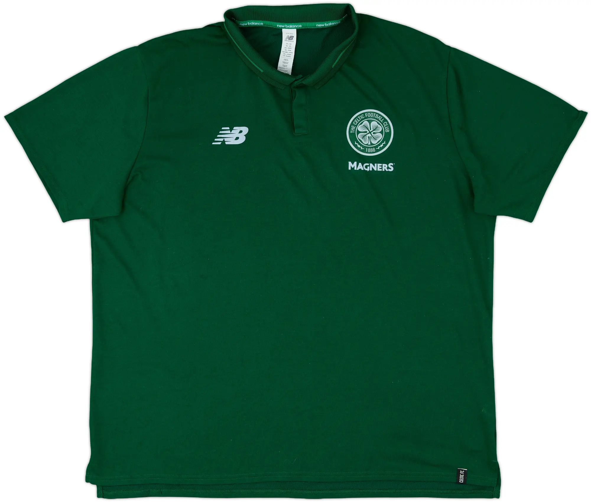 2018-19 Celtic New Balance Polo Shirt - 8/10 - (XXL)