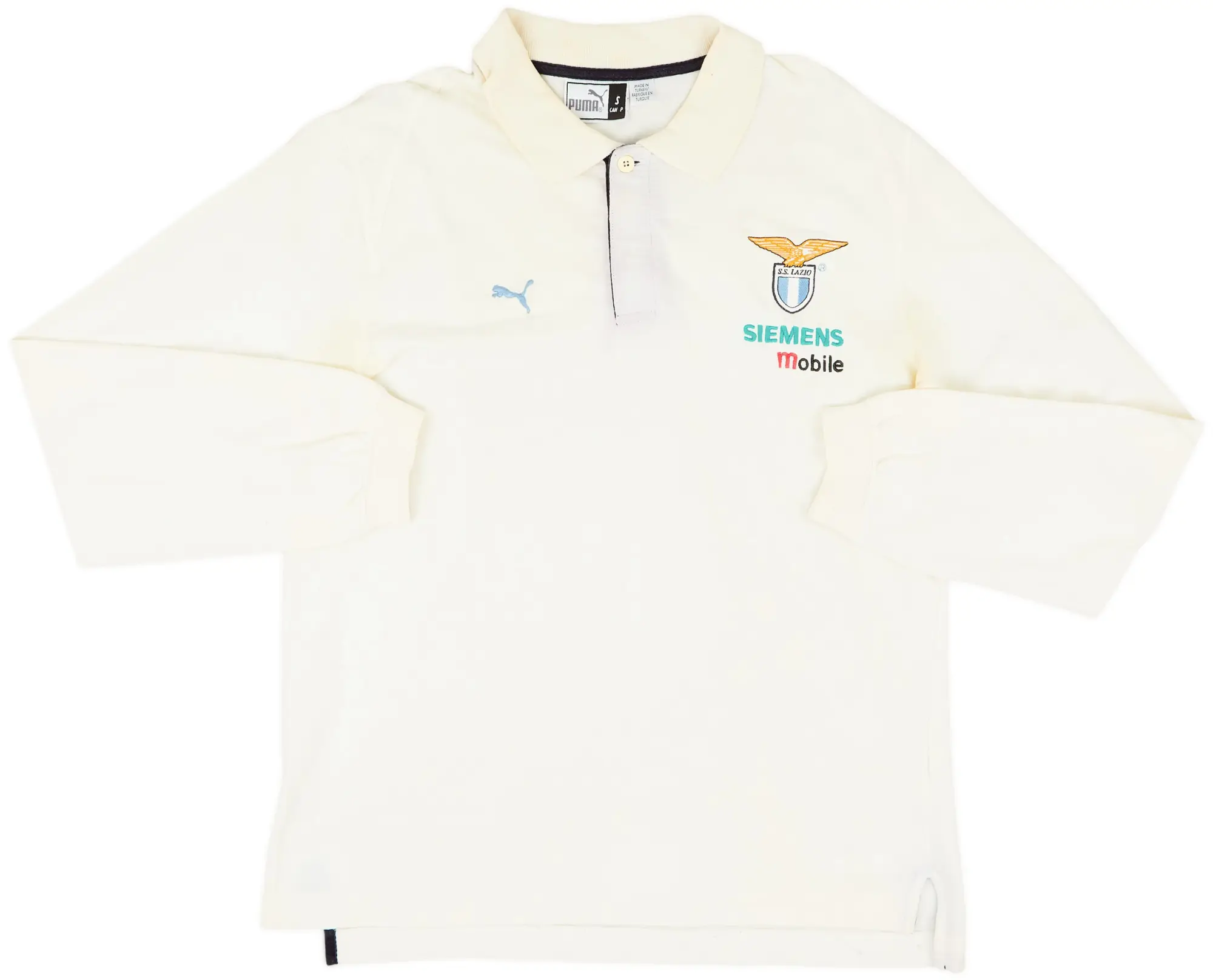 2001-02 Lazio Puma Polo L/S Shirt - 4/10 - (S)