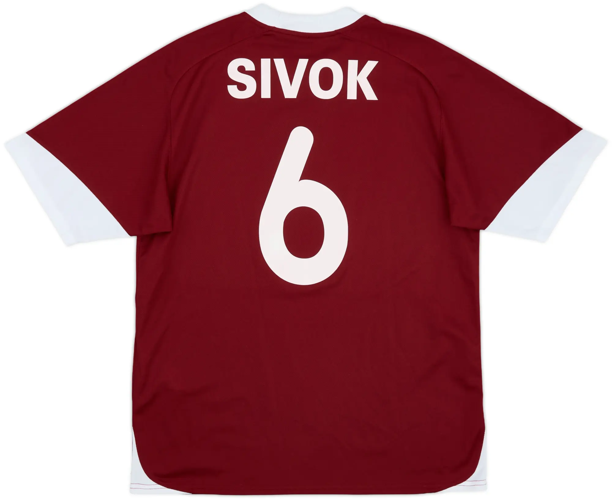 2006-07 Sparta Prague Home Shirt Sivok #6 - 8/10 - (M)