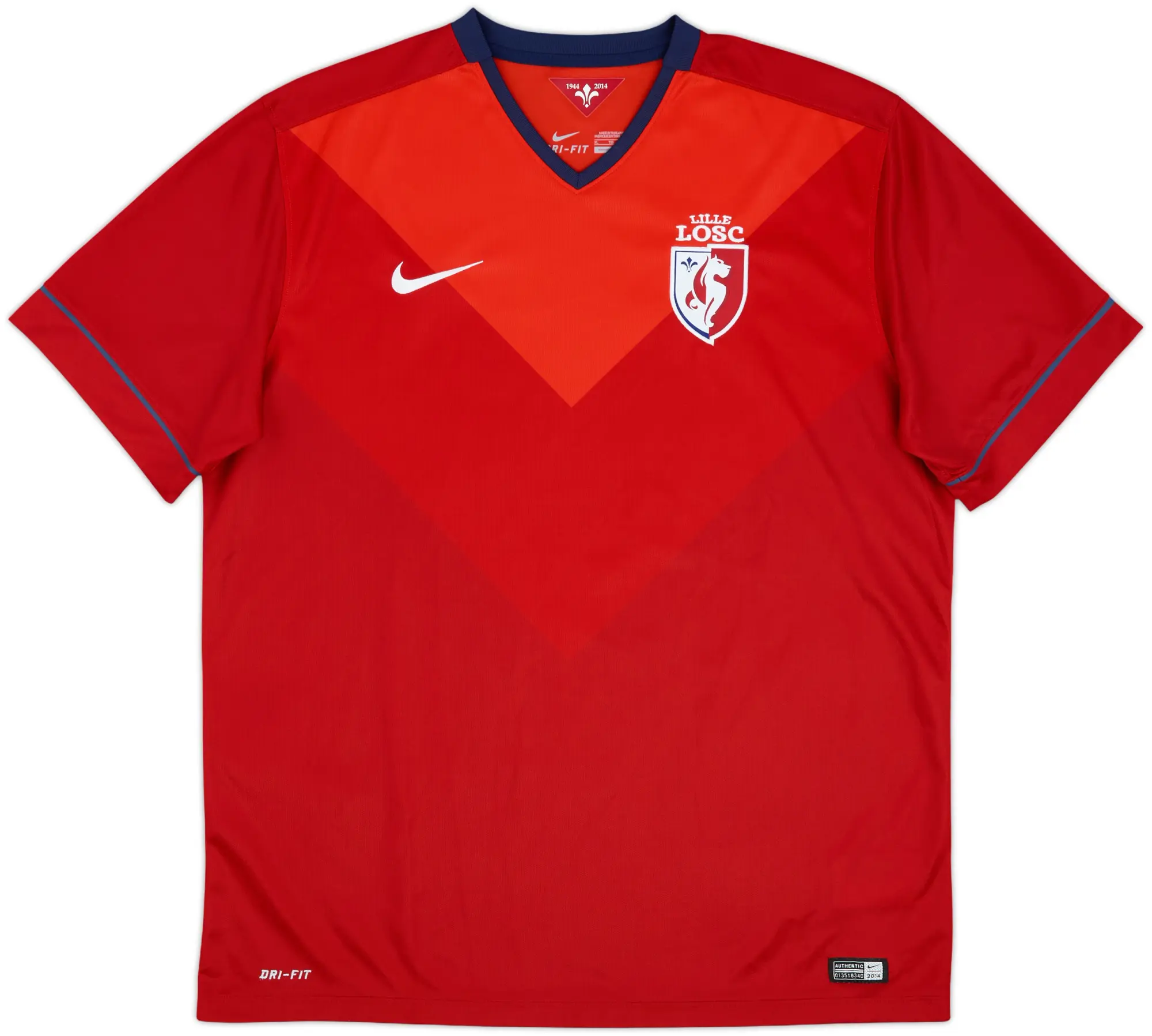 Nike Lille Mens SS Home Shirt 2014/15