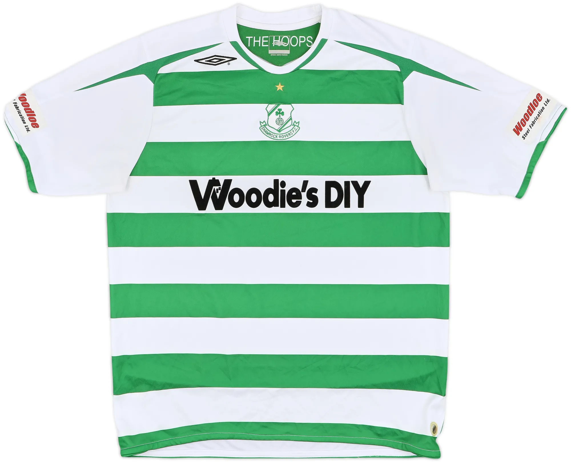 Umbro Shamrock Rovers Mens SS Home Shirt 2007/09