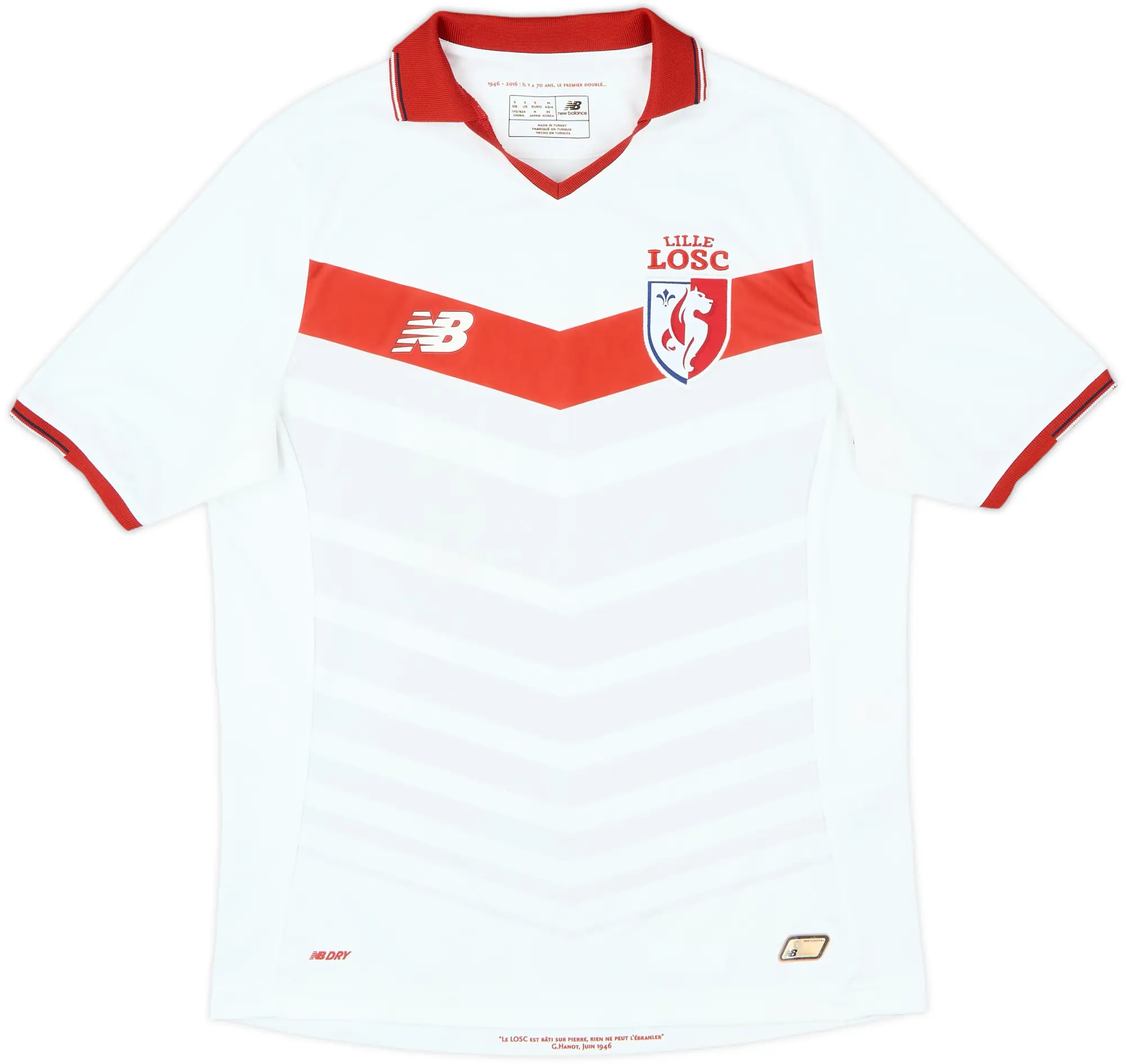 2016-17 Lille Home Shirt - 8/10 - (S)