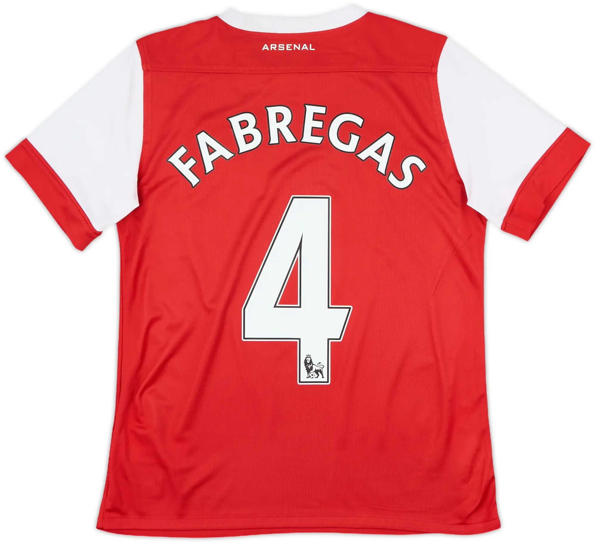 2010-11 Arsenal Home Shirt Fabregas #4 - 7/10 - (L.Boys)