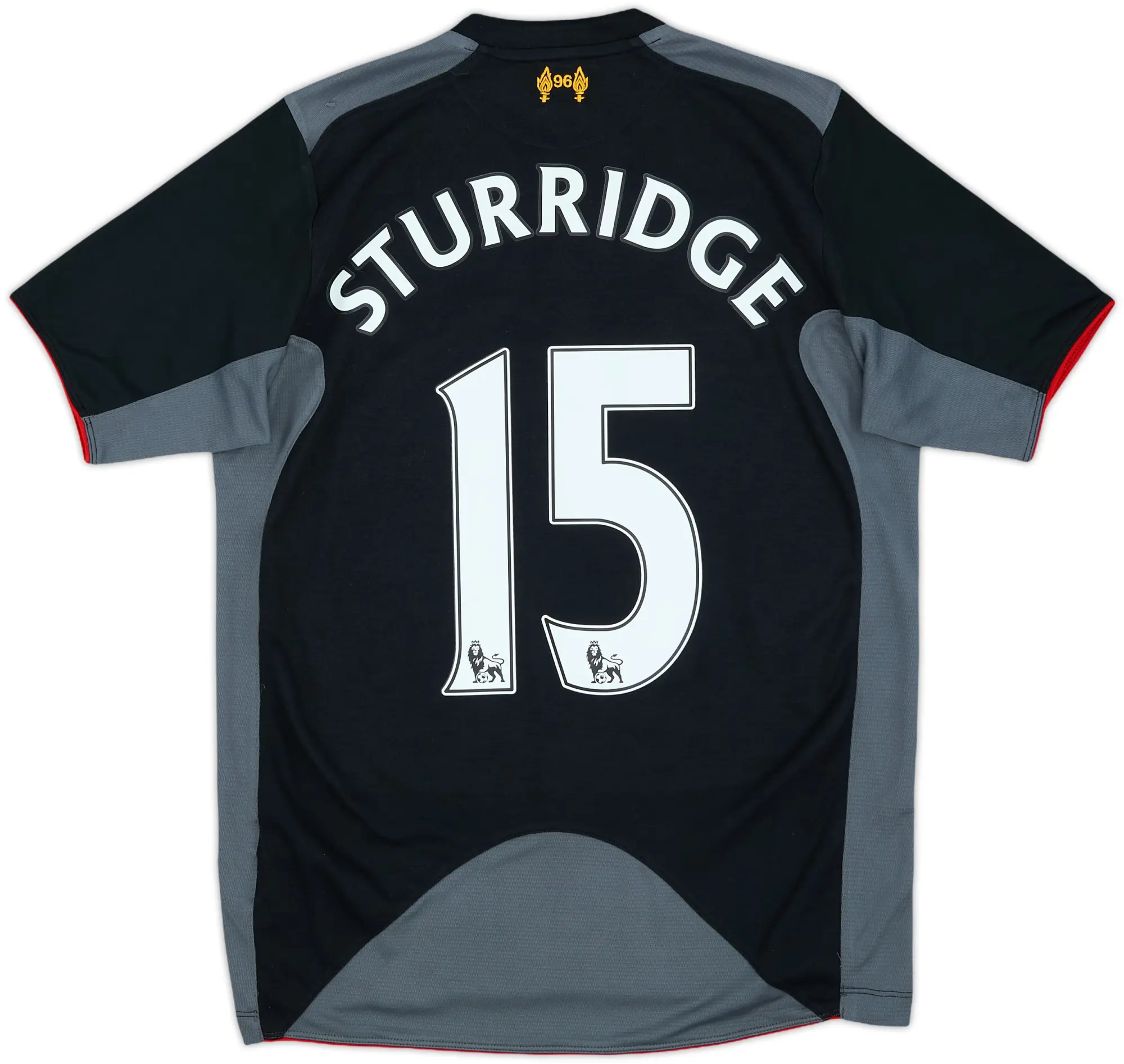 2012-13 Liverpool Away Shirt Sturridge #15 - 8/10 - (XL.Boys)
