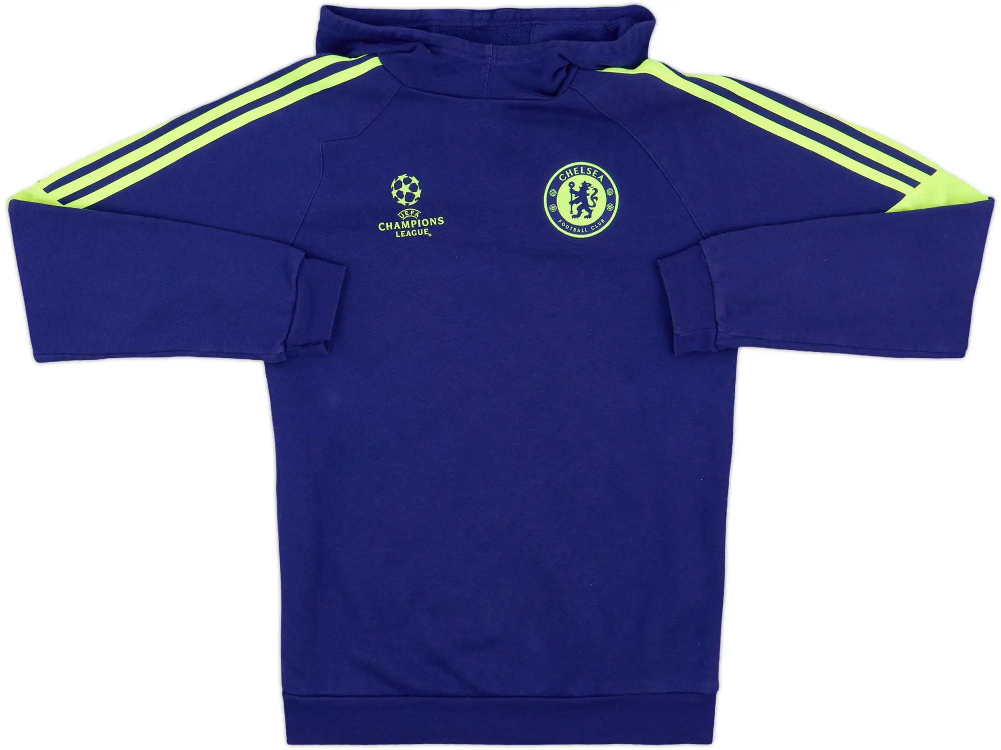 2014-15 Chelsea adidas CL Hooded Top - 8/10 - (S)