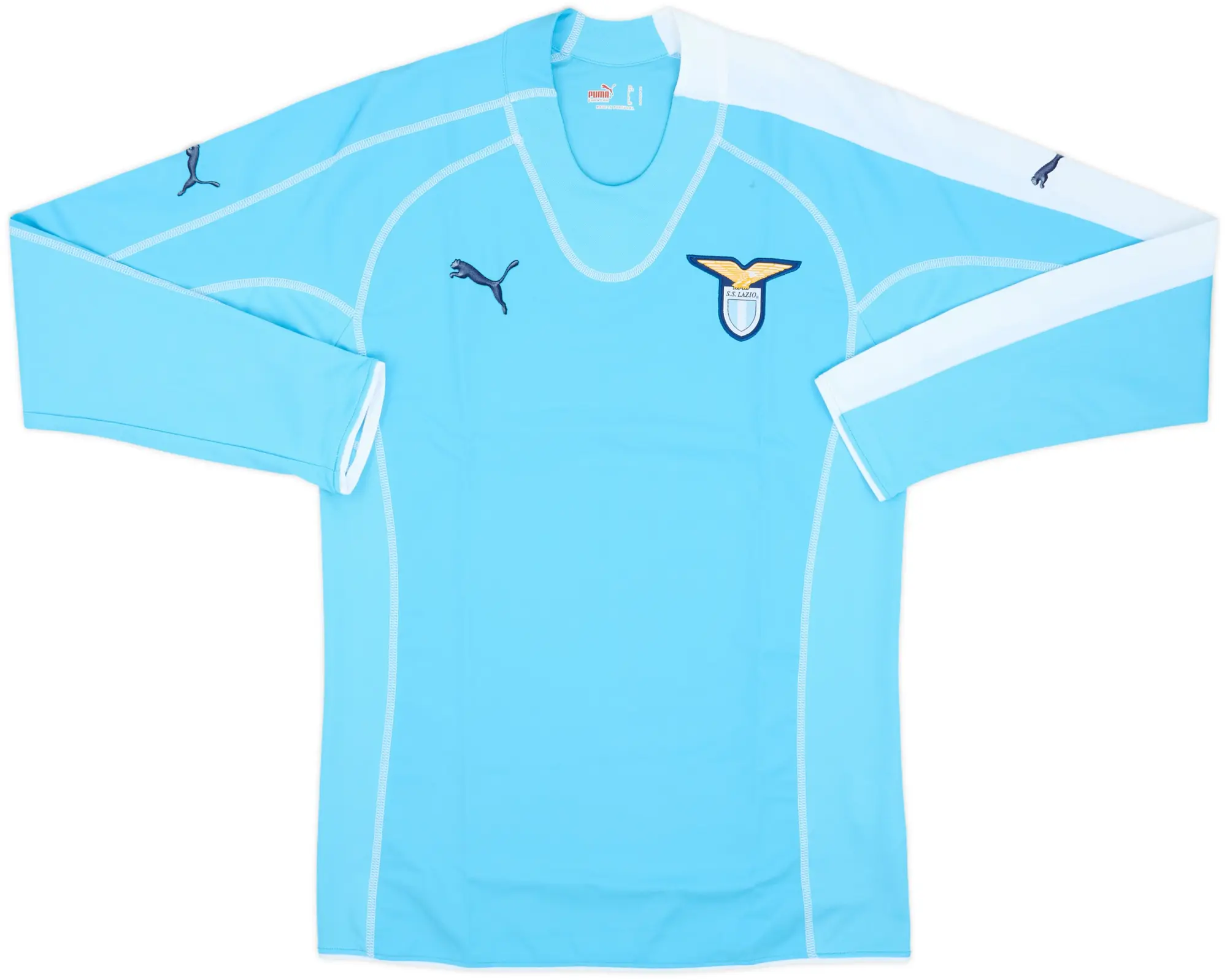 2005-06 Lazio Home L/S Shirt - 7/10 - (S)