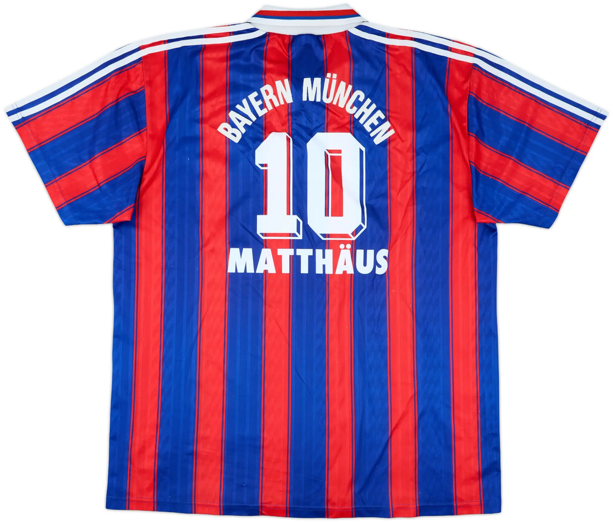 1995-97 Bayern Munich Home Shirt Matthaus #10 - 6/10 - (XXL)