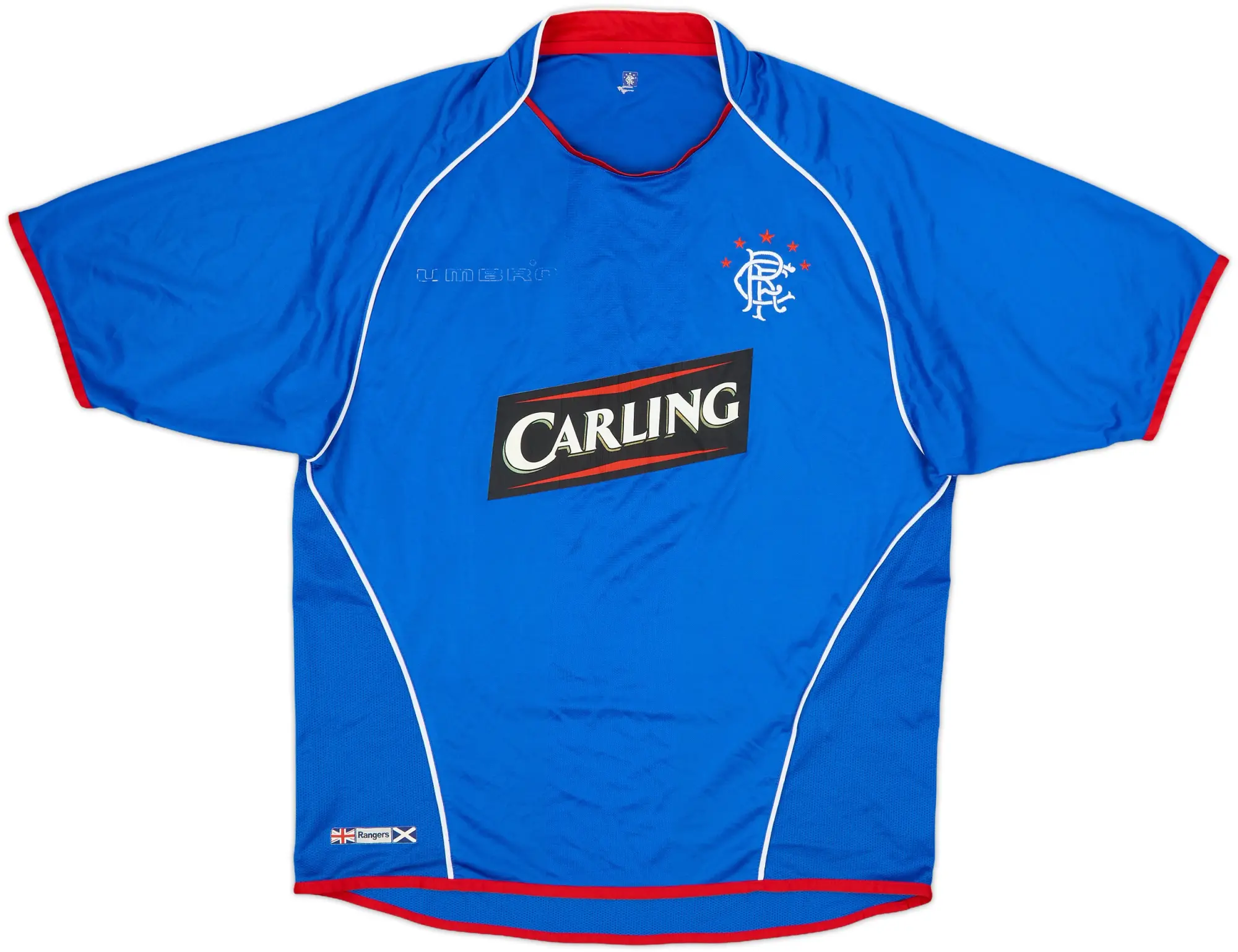 Umbro Rangers Mens SS Home Shirt 2005/06