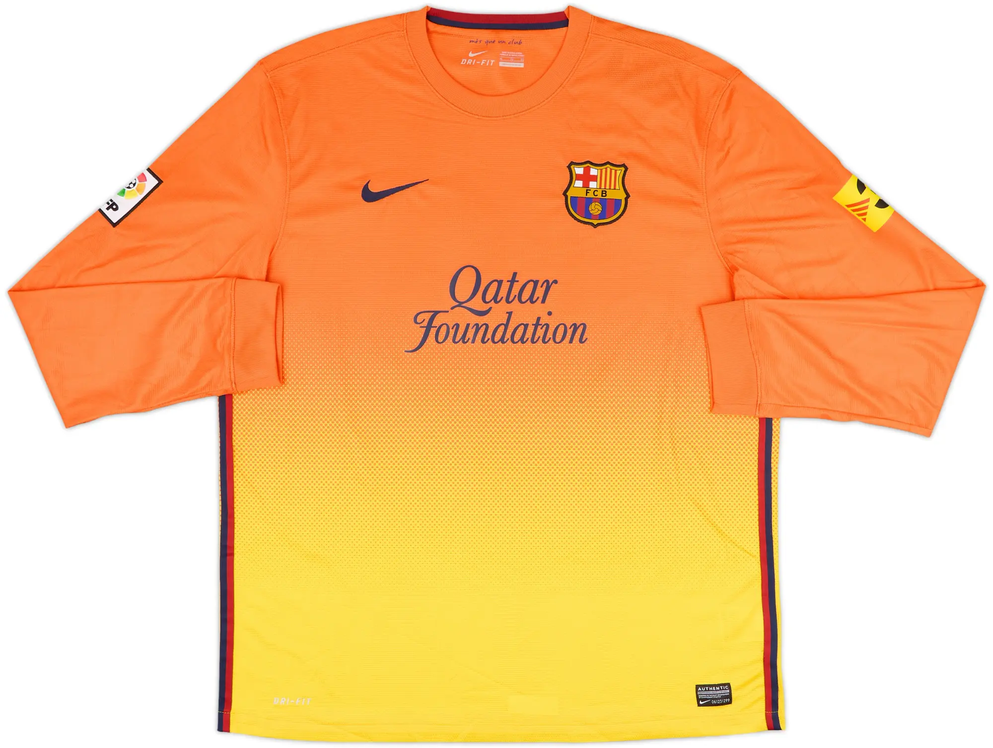 Nike Barcelona Mens LS Away Shirt 2012/13