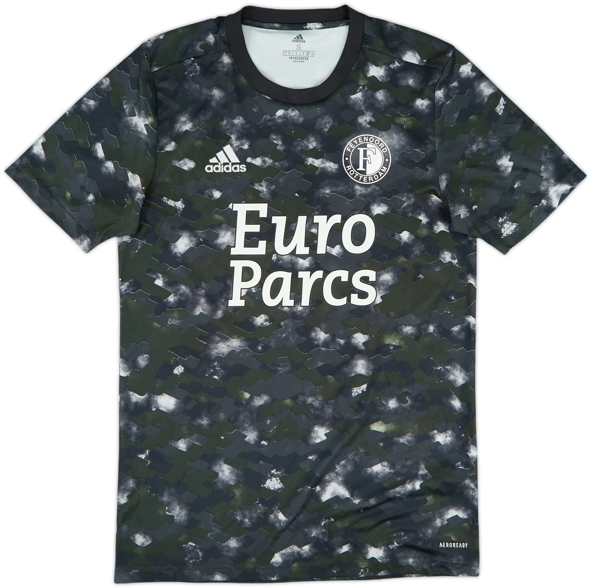 adidas Feyenoord Mens SS Home Shirt 2021/22