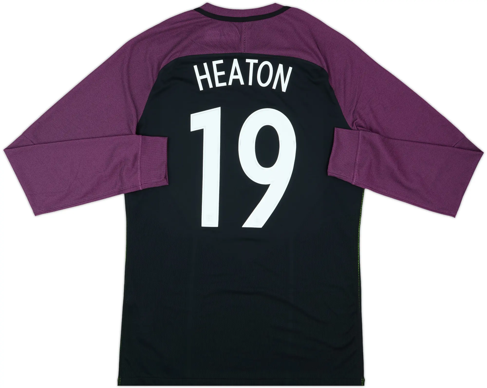 2016 England Player Issue GK Shirt Heaton #19