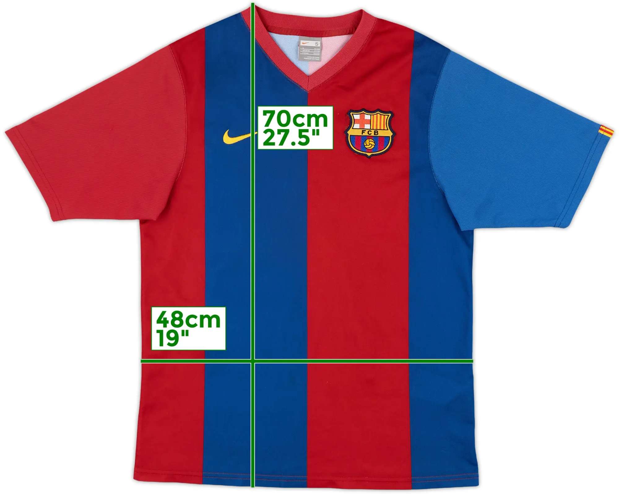 Nike Barcelona Mens SS Home Shirt 2007/08